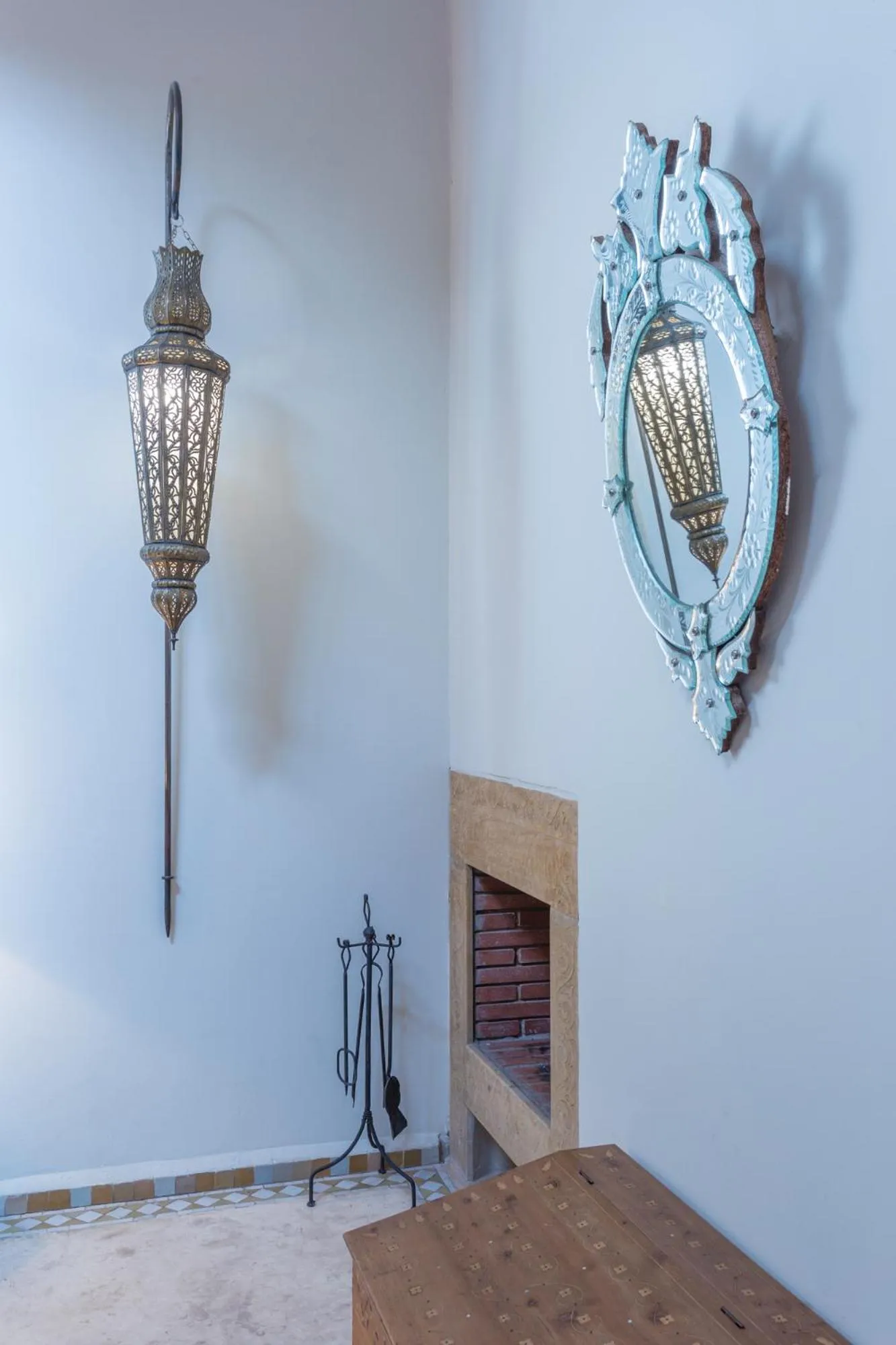 Bedroom in Riad Azoulay