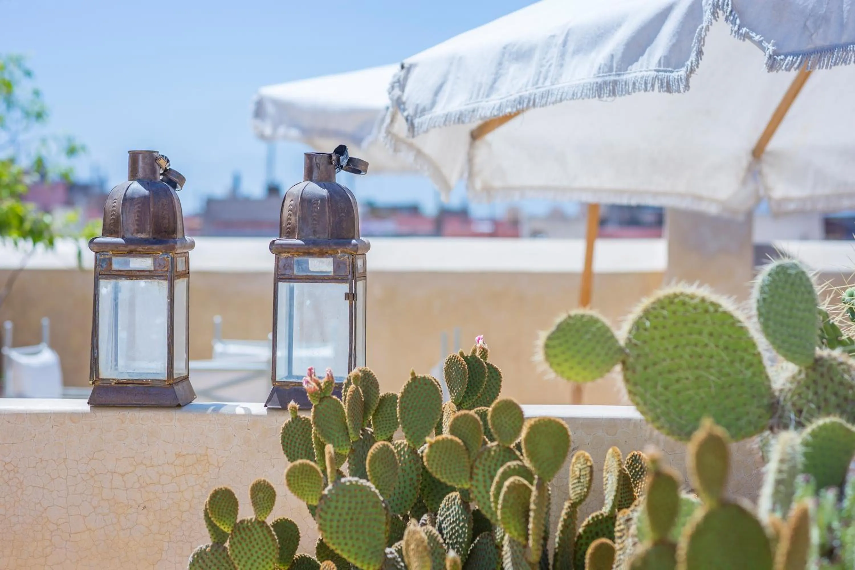 Balcony/Terrace in Riad Azoulay