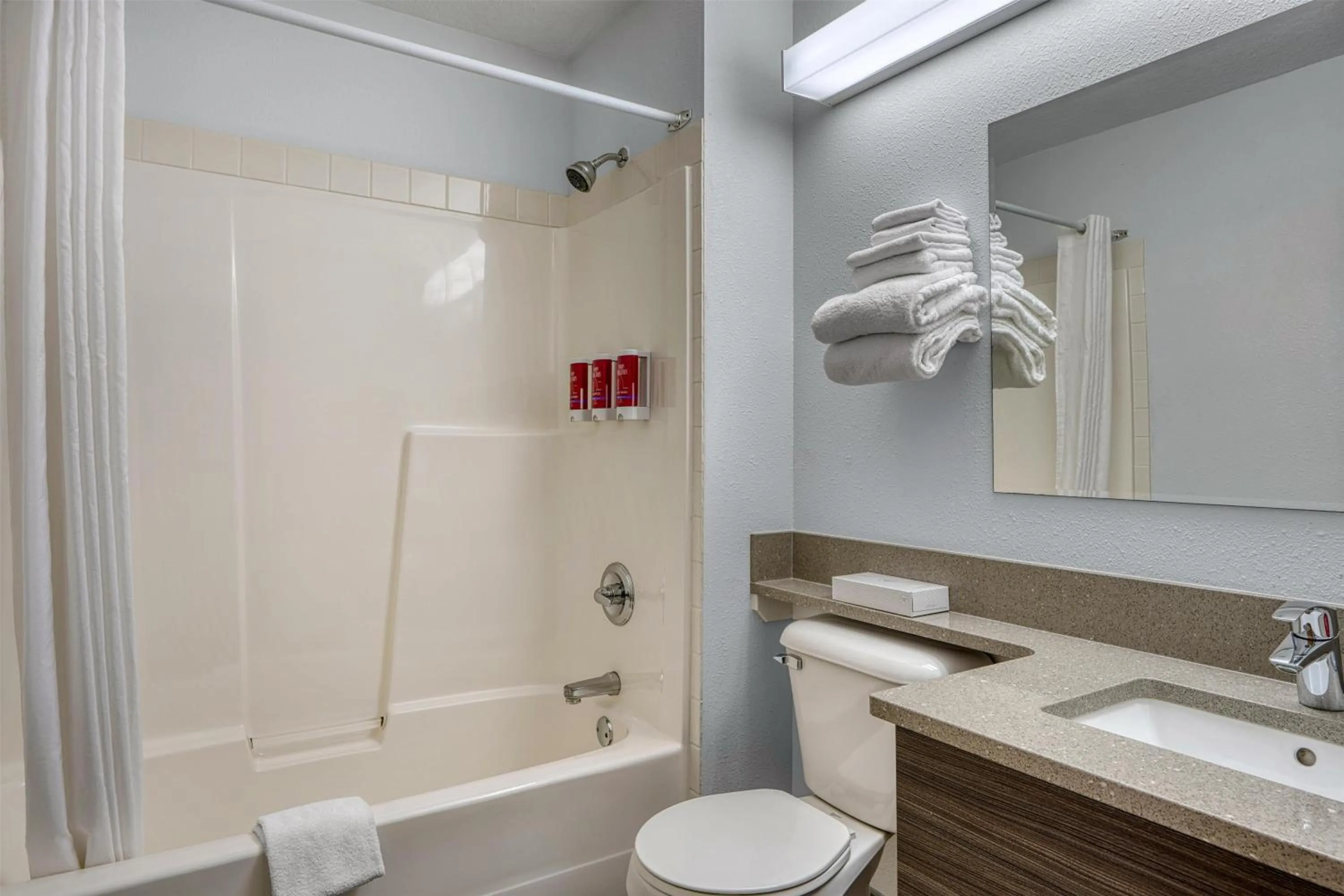Bathroom in SureStay Plus Hotel by Best Western Lethbridge