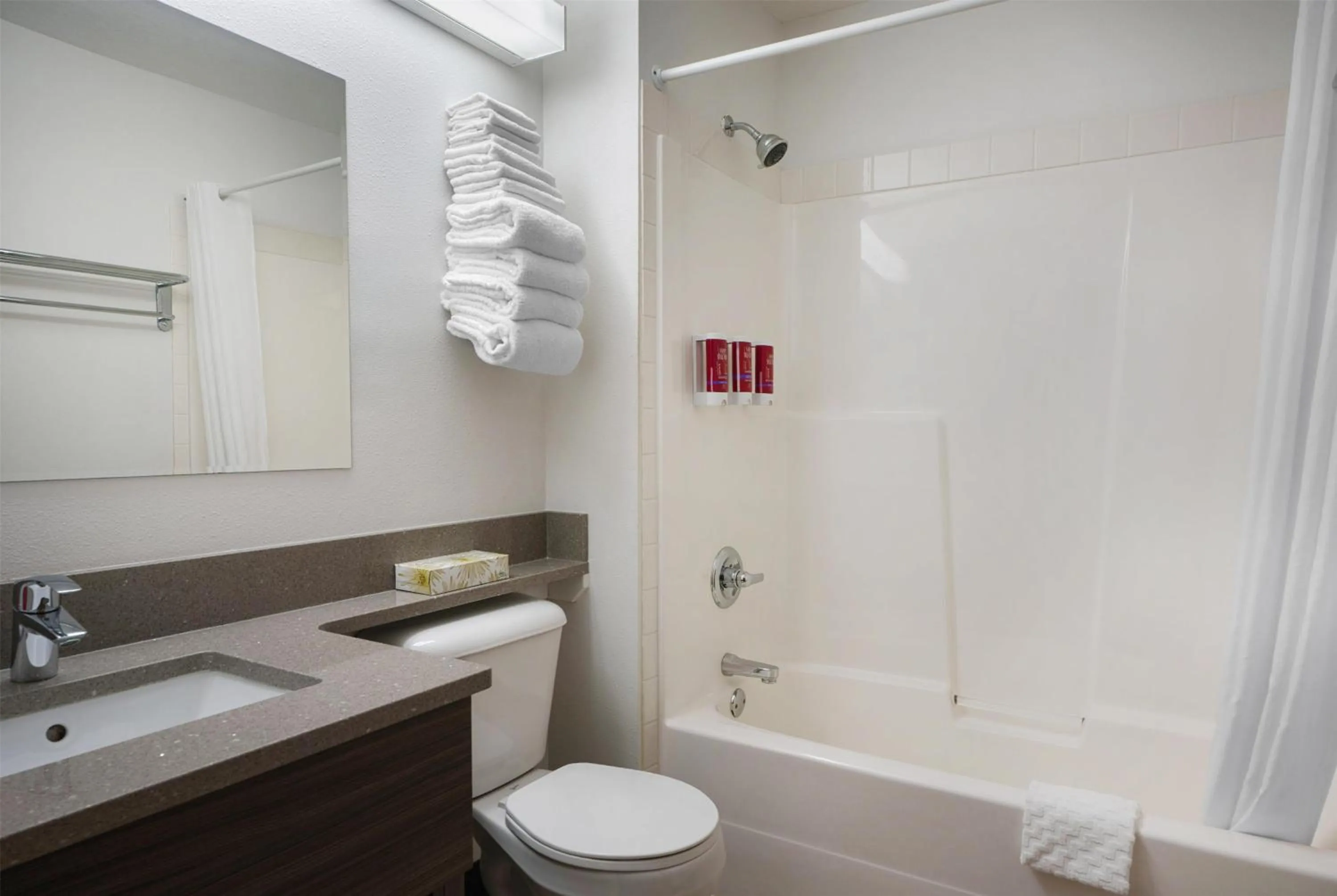 Bathroom in SureStay Plus Hotel by Best Western Lethbridge