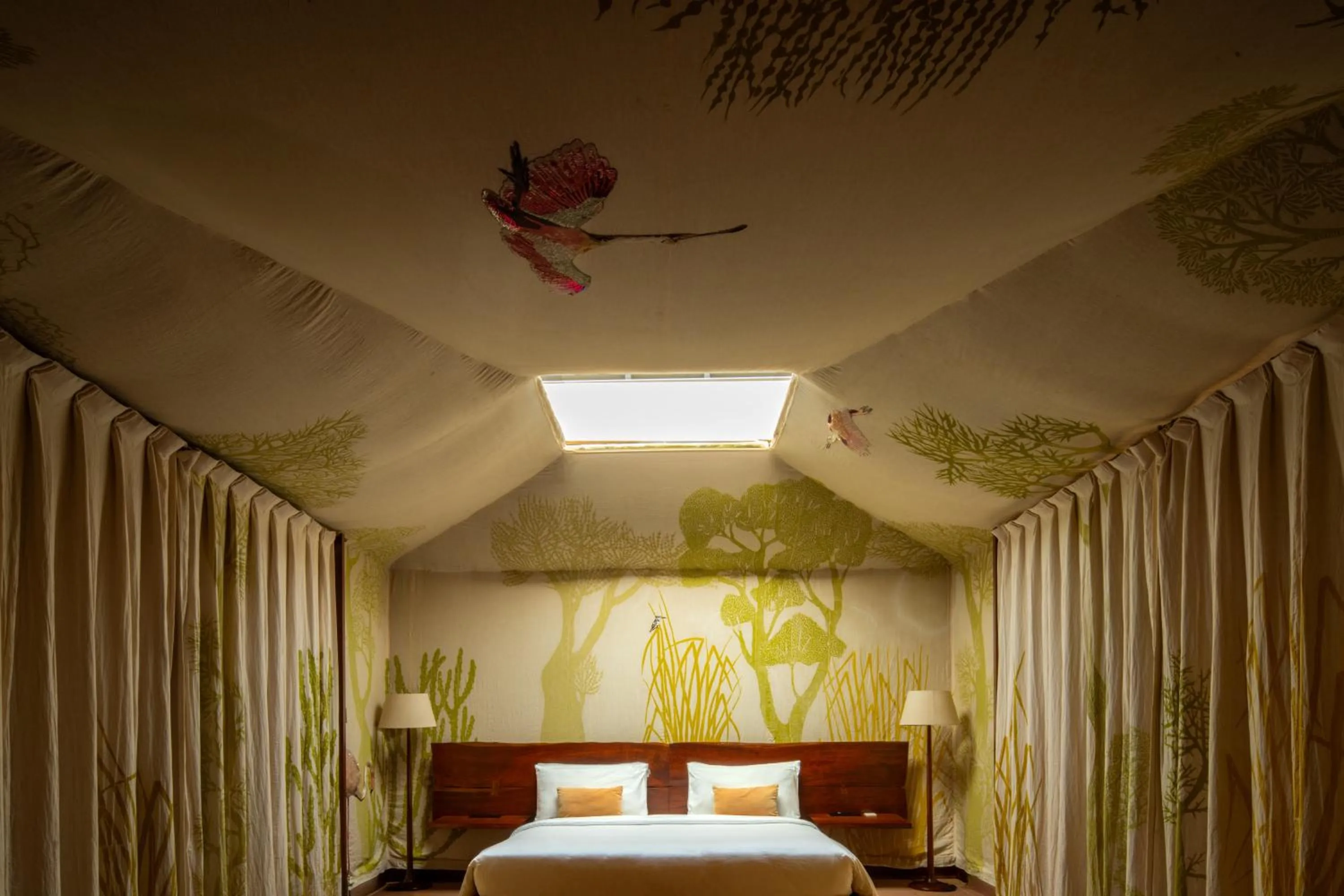 Bedroom, Bed in RAAS Chhatrasagar, Nimaj, District Pali