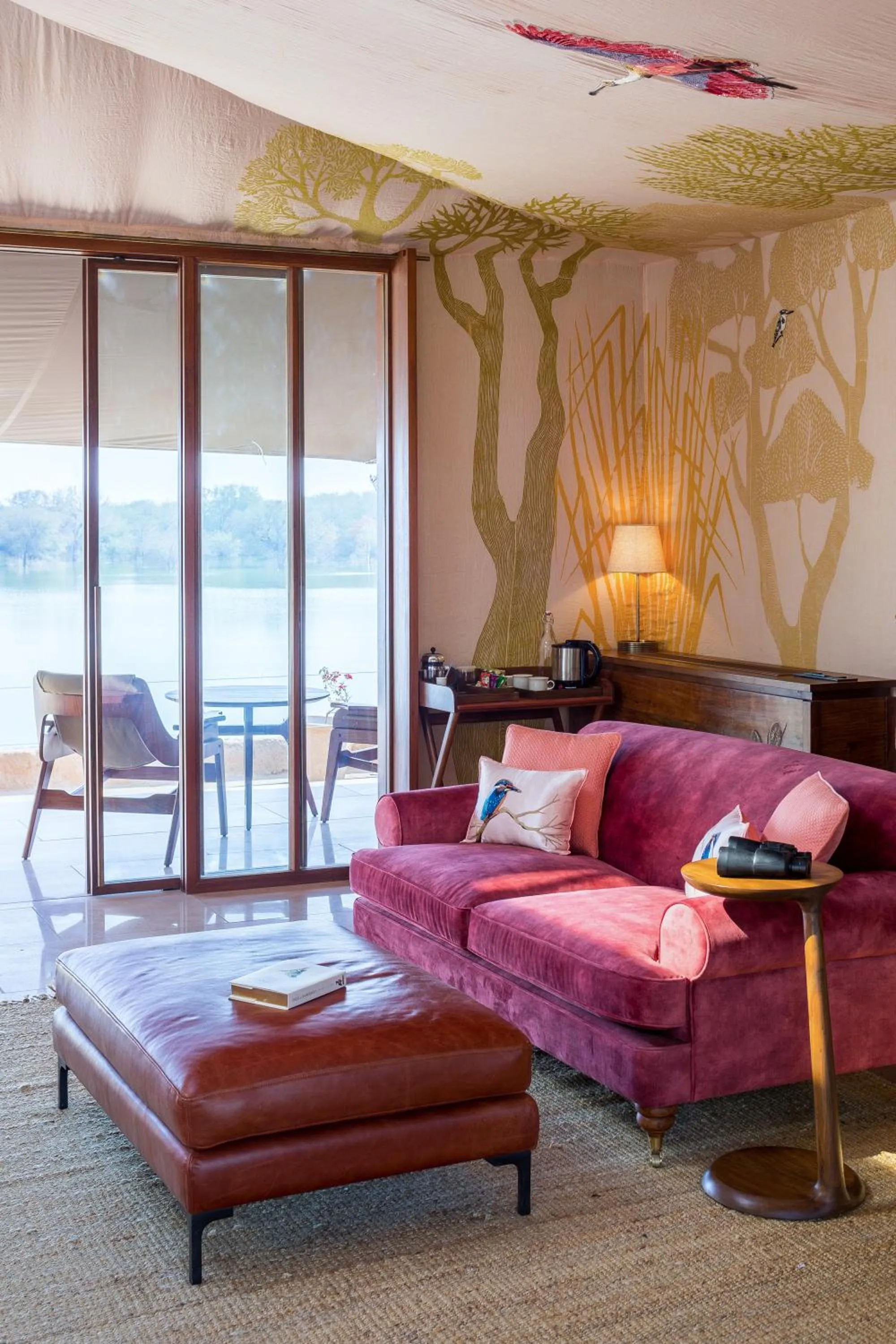 Living room in RAAS Chhatrasagar, Nimaj, District Pali