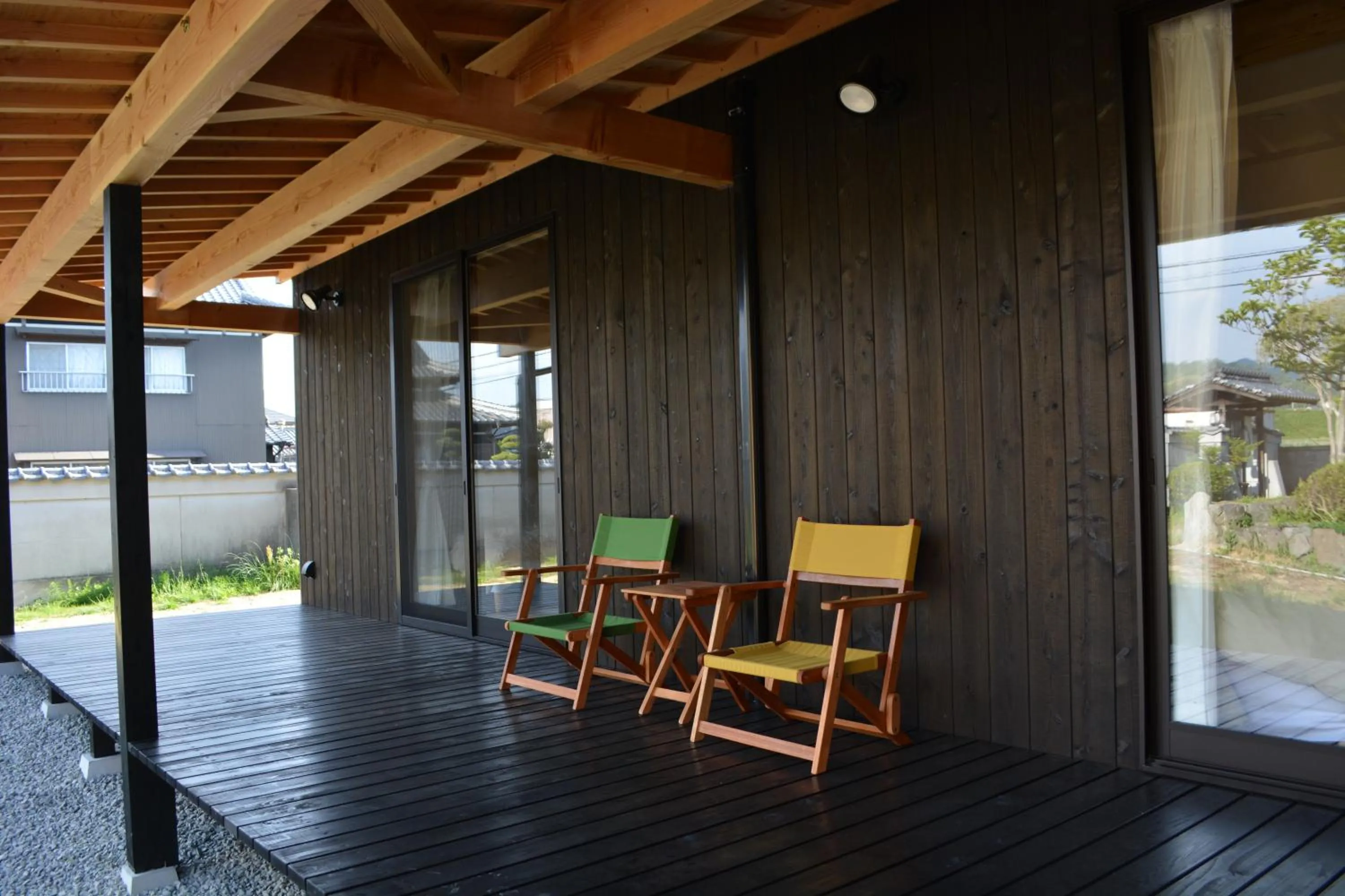 Balcony/Terrace in BED N CHILL Shippoya 七宝屋