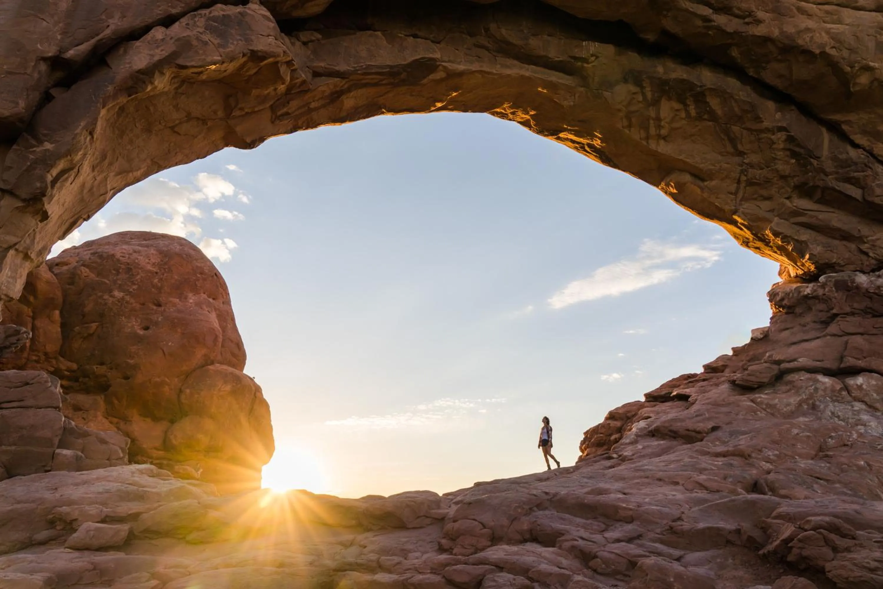 Natural landscape in Under Canvas Moab