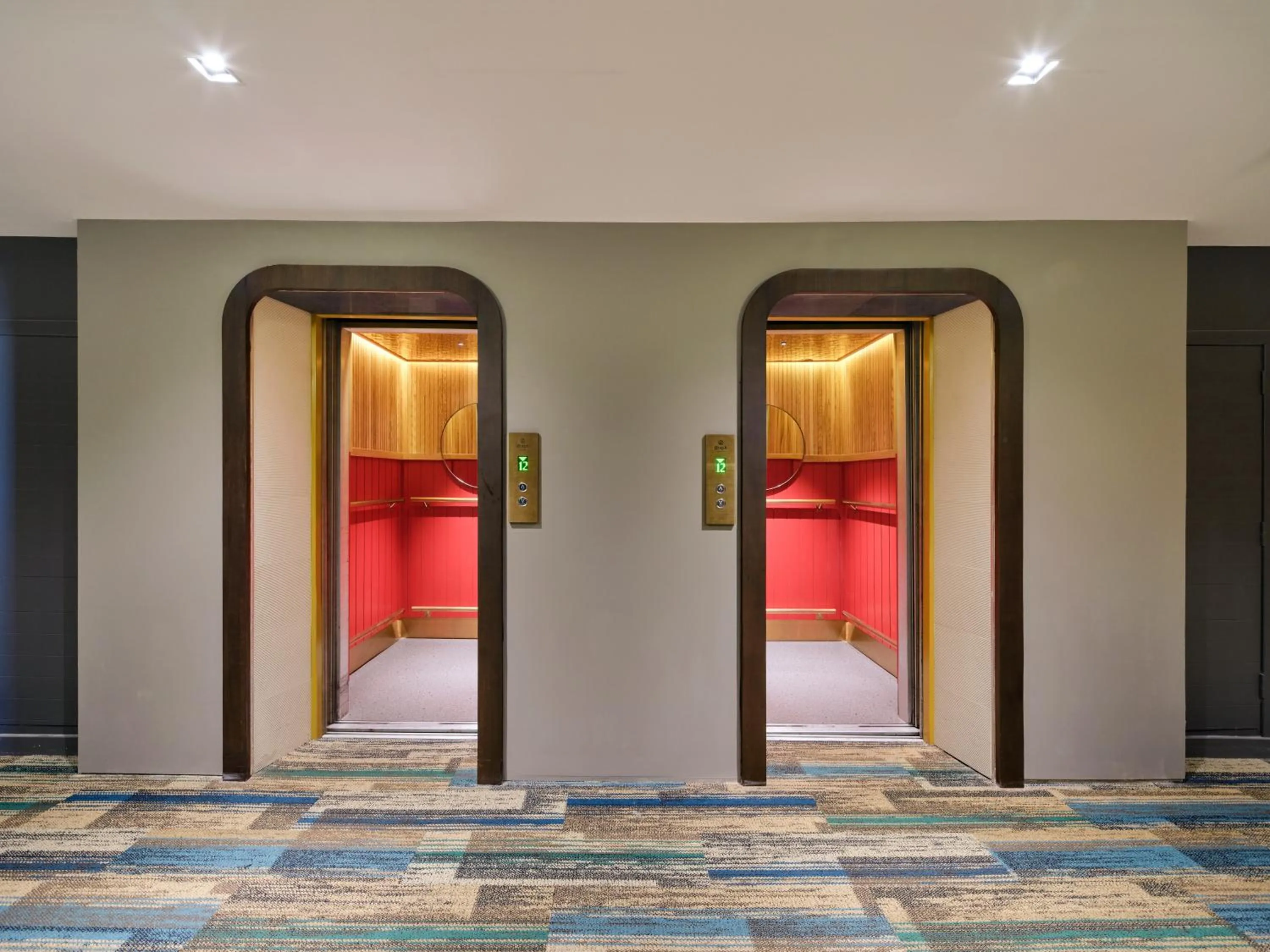 elevator, Bed in Graph Hotels Bangkok