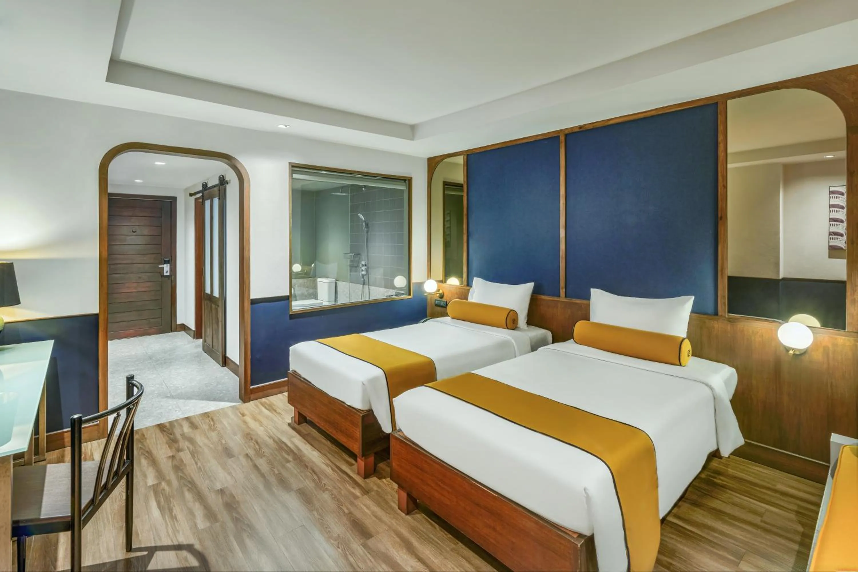 Bed in Graph Hotels Bangkok