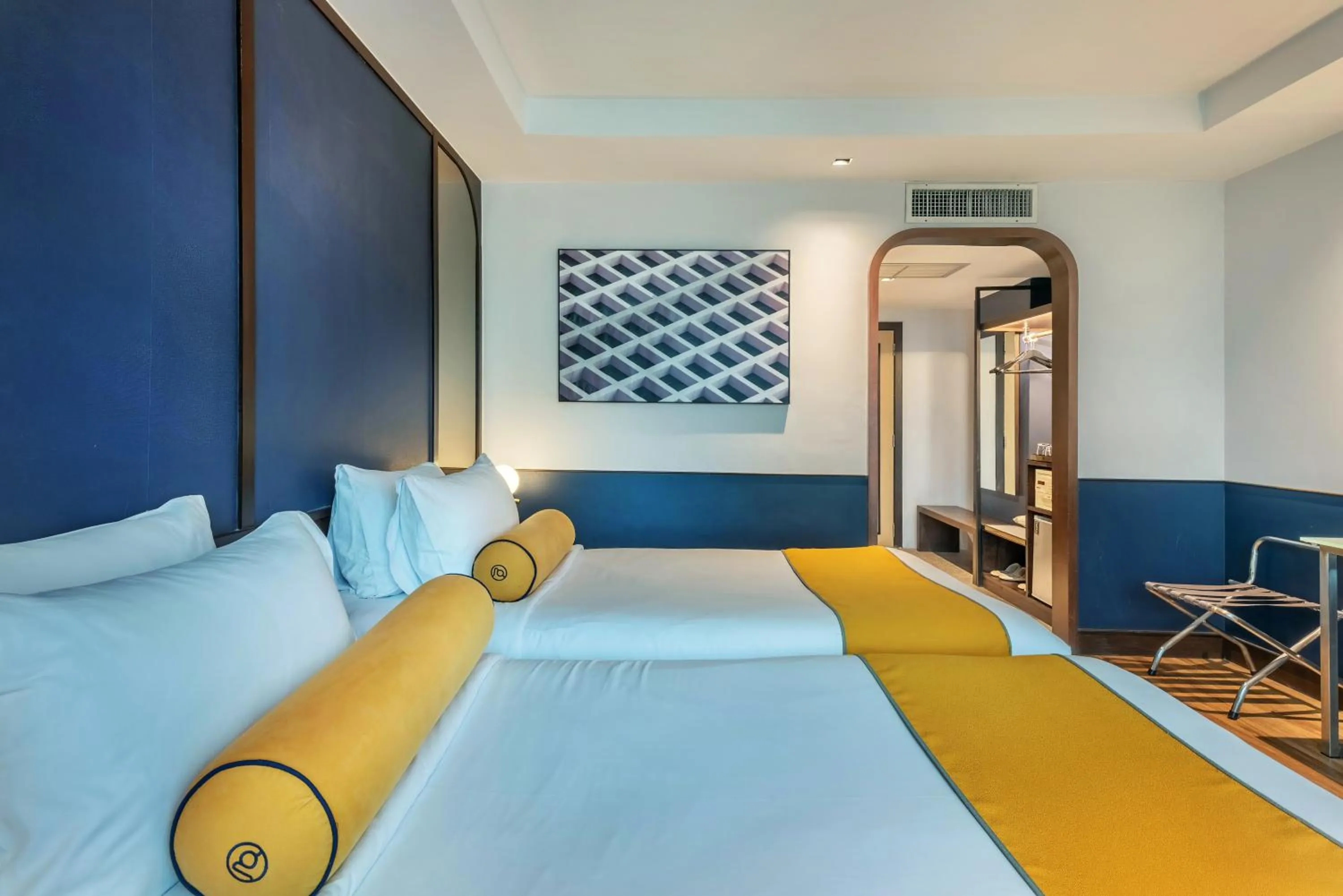 Bed in Graph Hotels Bangkok