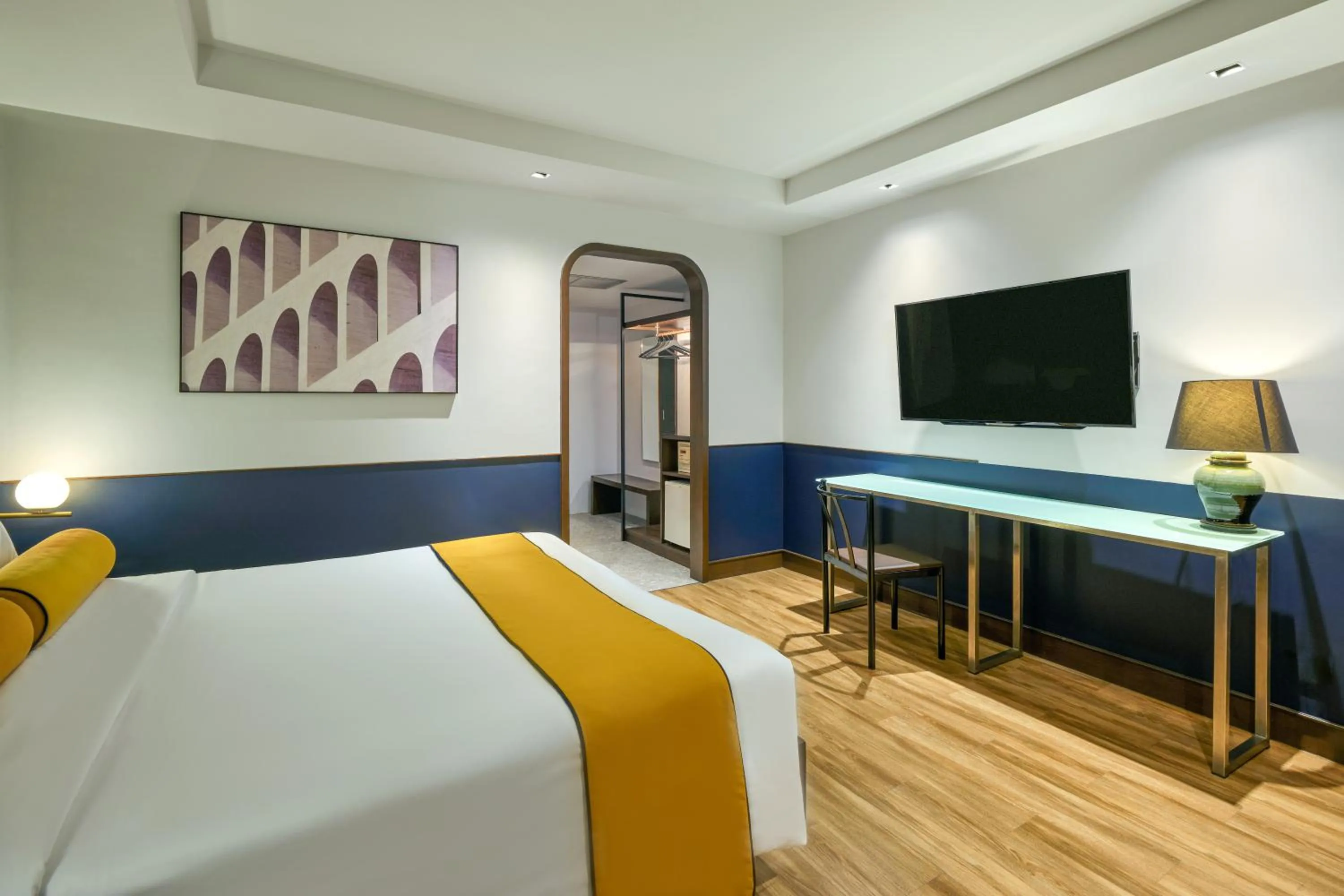 Bedroom, Bed in Graph Hotels Bangkok