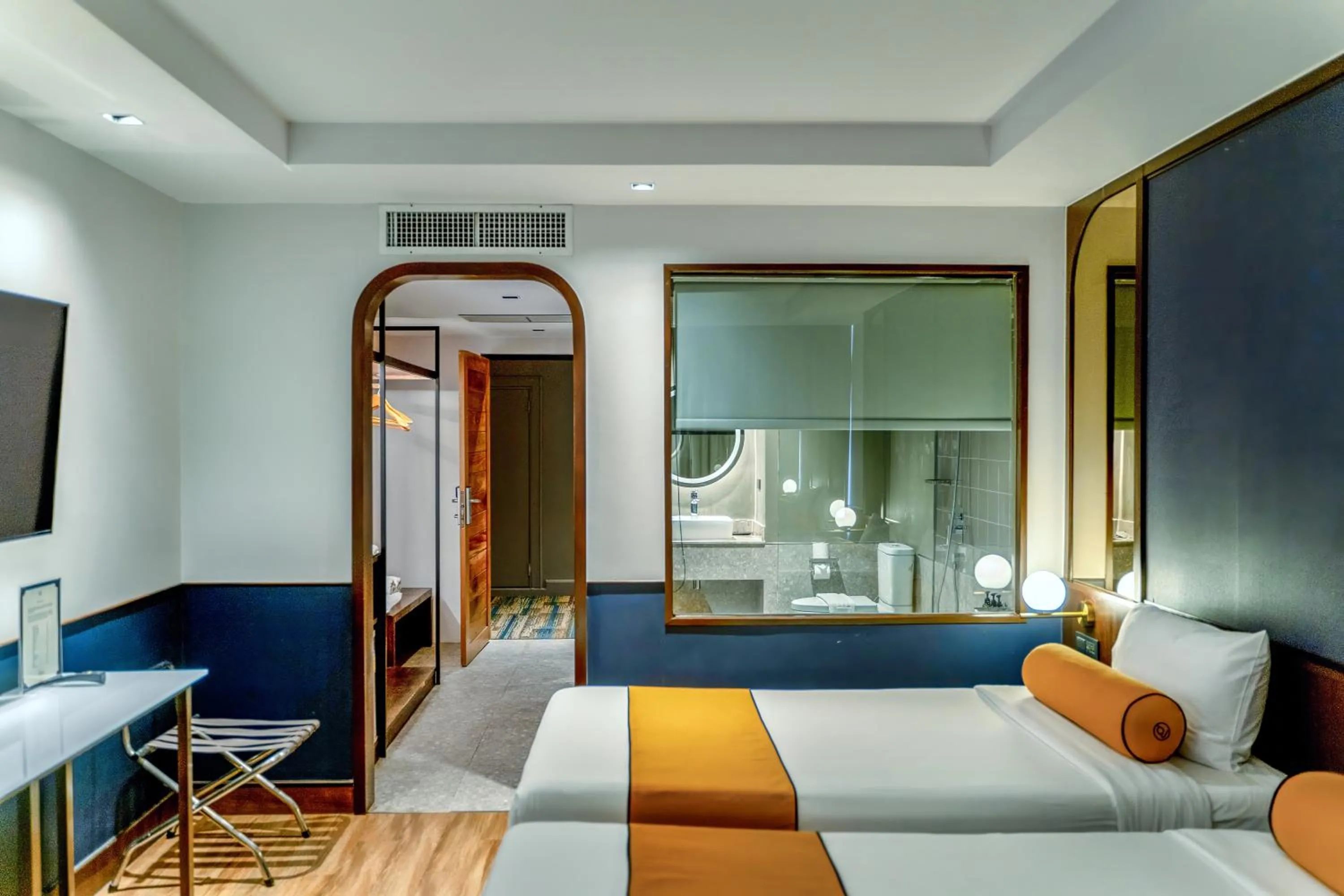 Bed in Graph Hotels Bangkok