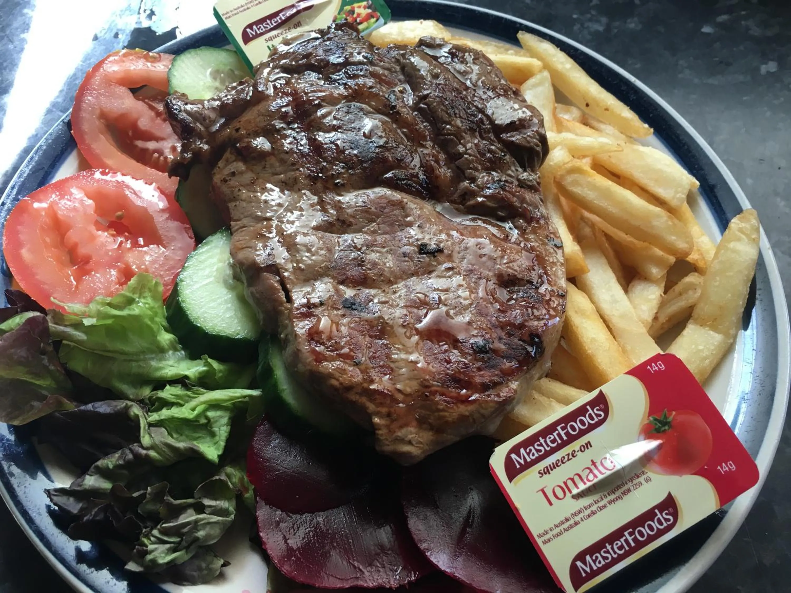 Dinner in Boggabilla Motel