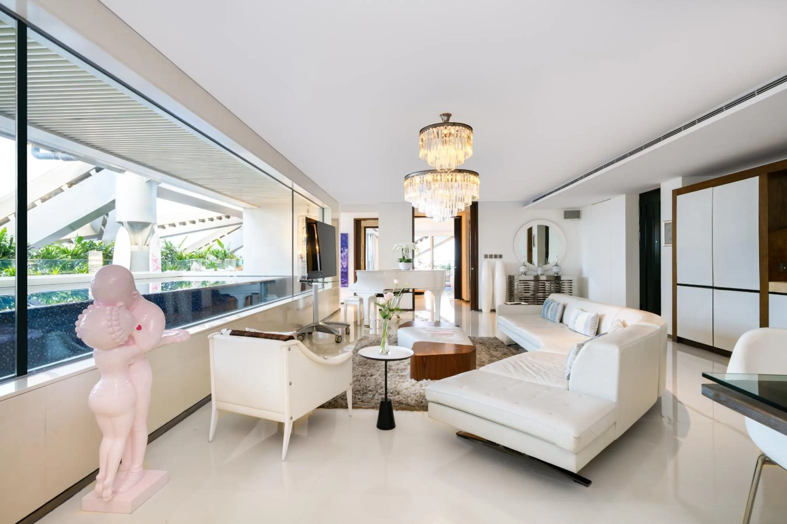 Living room in Hotel Éclat Beijing