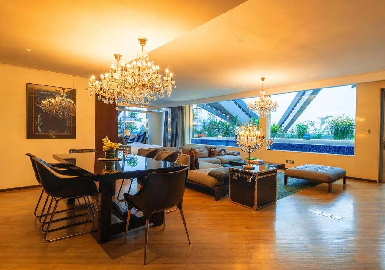 Living room in Hotel Éclat Beijing