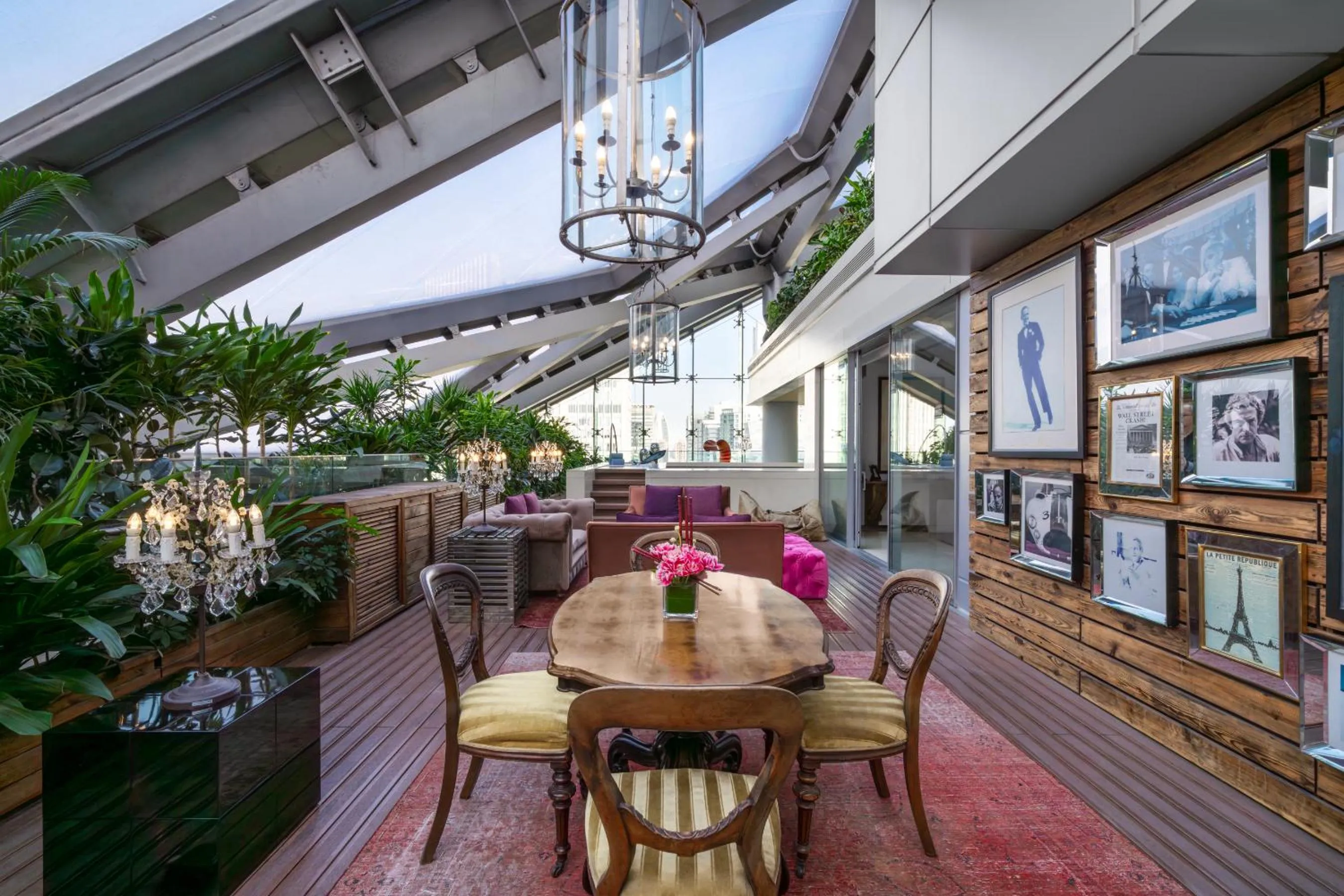 Balcony/Terrace in Hotel Éclat Beijing