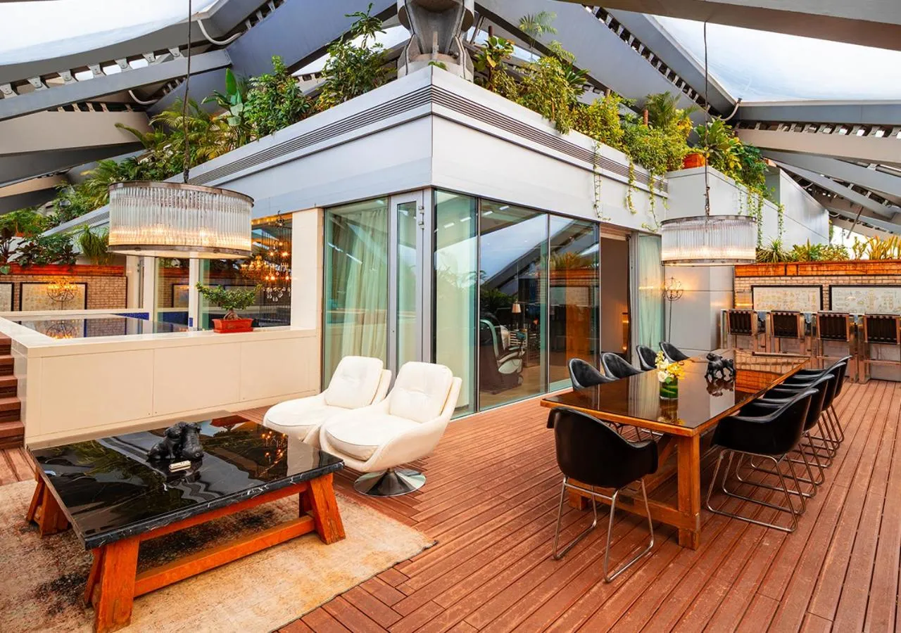 Balcony/Terrace in Hotel Éclat Beijing