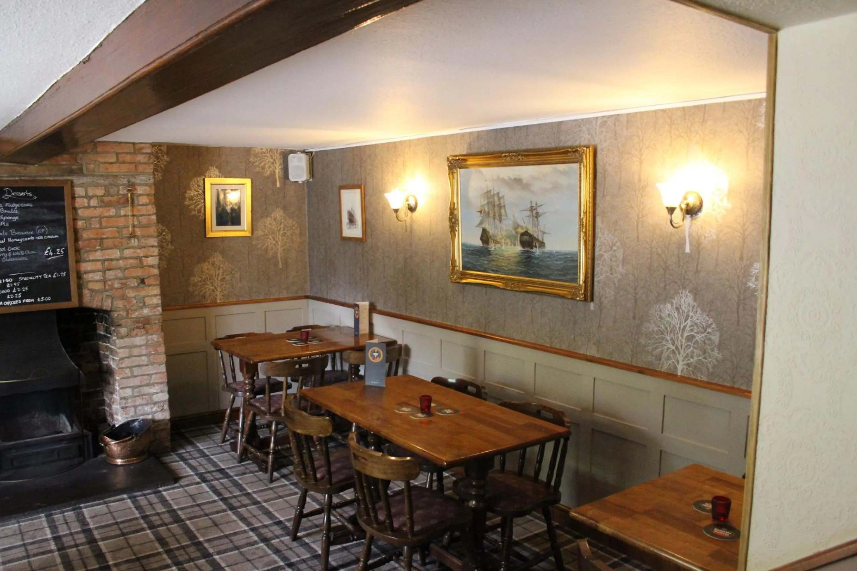 Dining area in The Lord Nelson Inn