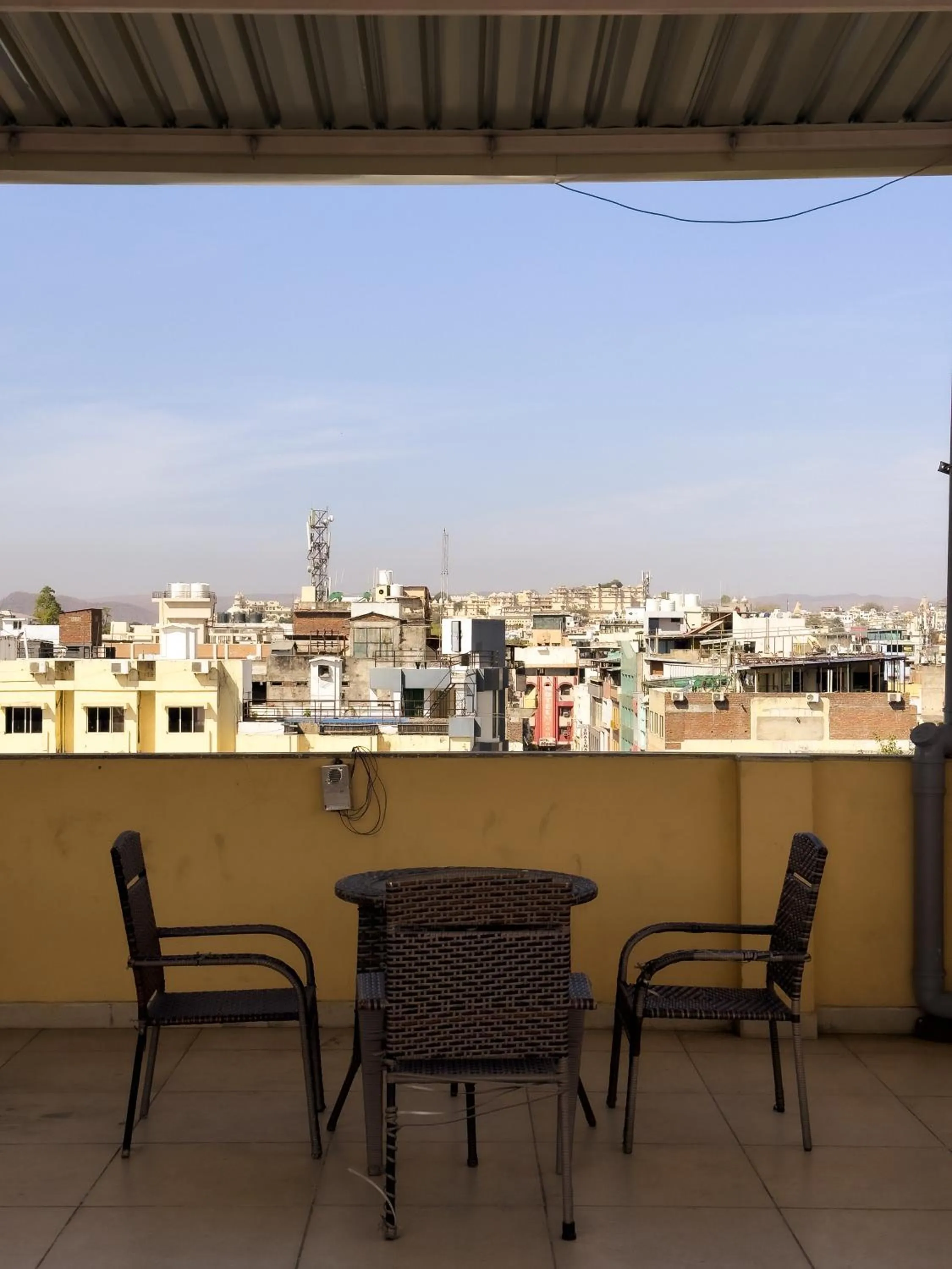 Balcony/Terrace in Hotel Royal Palm - A Budget Hotel in Udaipur