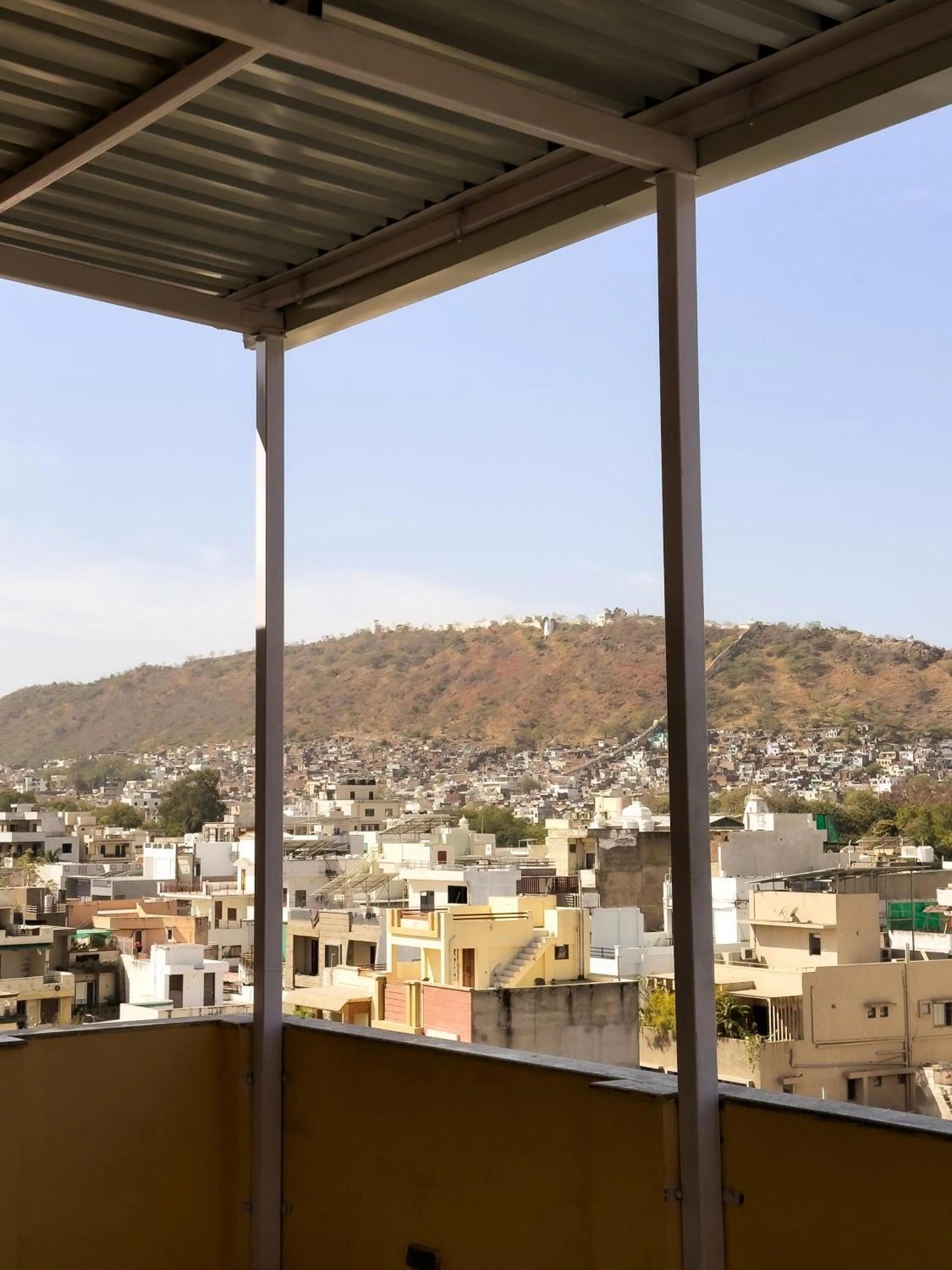 Balcony/Terrace in Hotel Royal Palm - A Budget Hotel in Udaipur