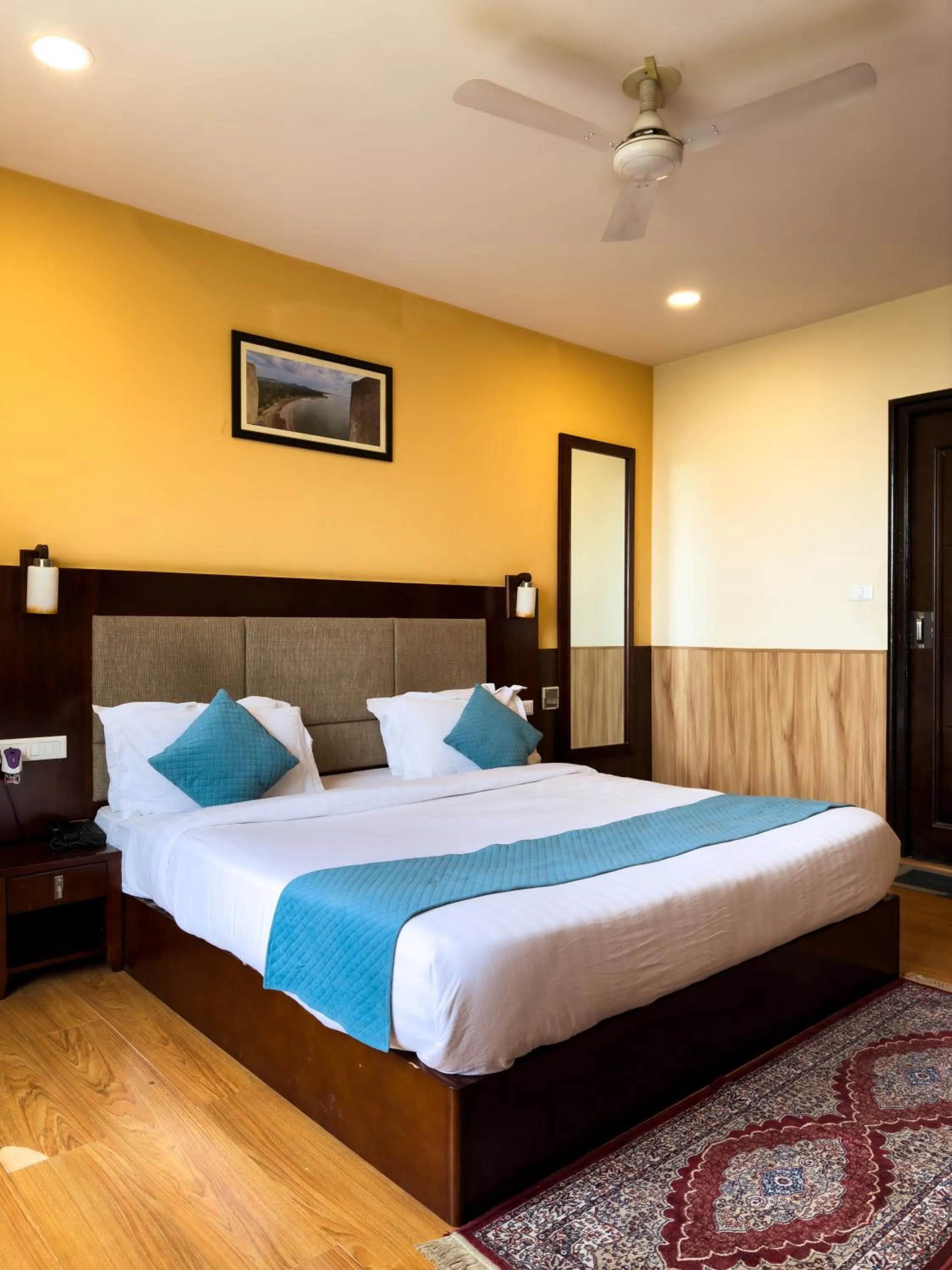 Bed in Hotel Royal Palm - A Budget Hotel in Udaipur