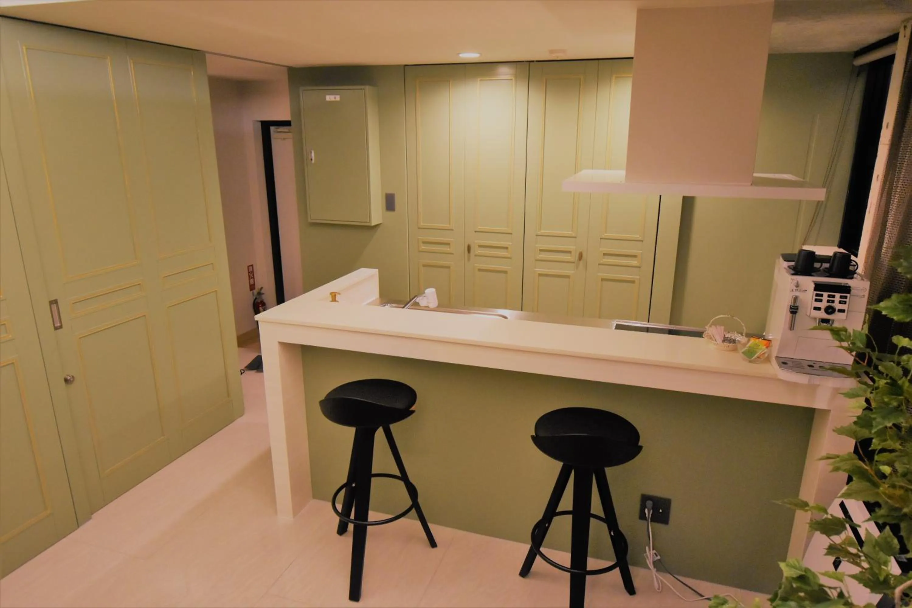 Kitchen or kitchenette in HOTEL Viviana