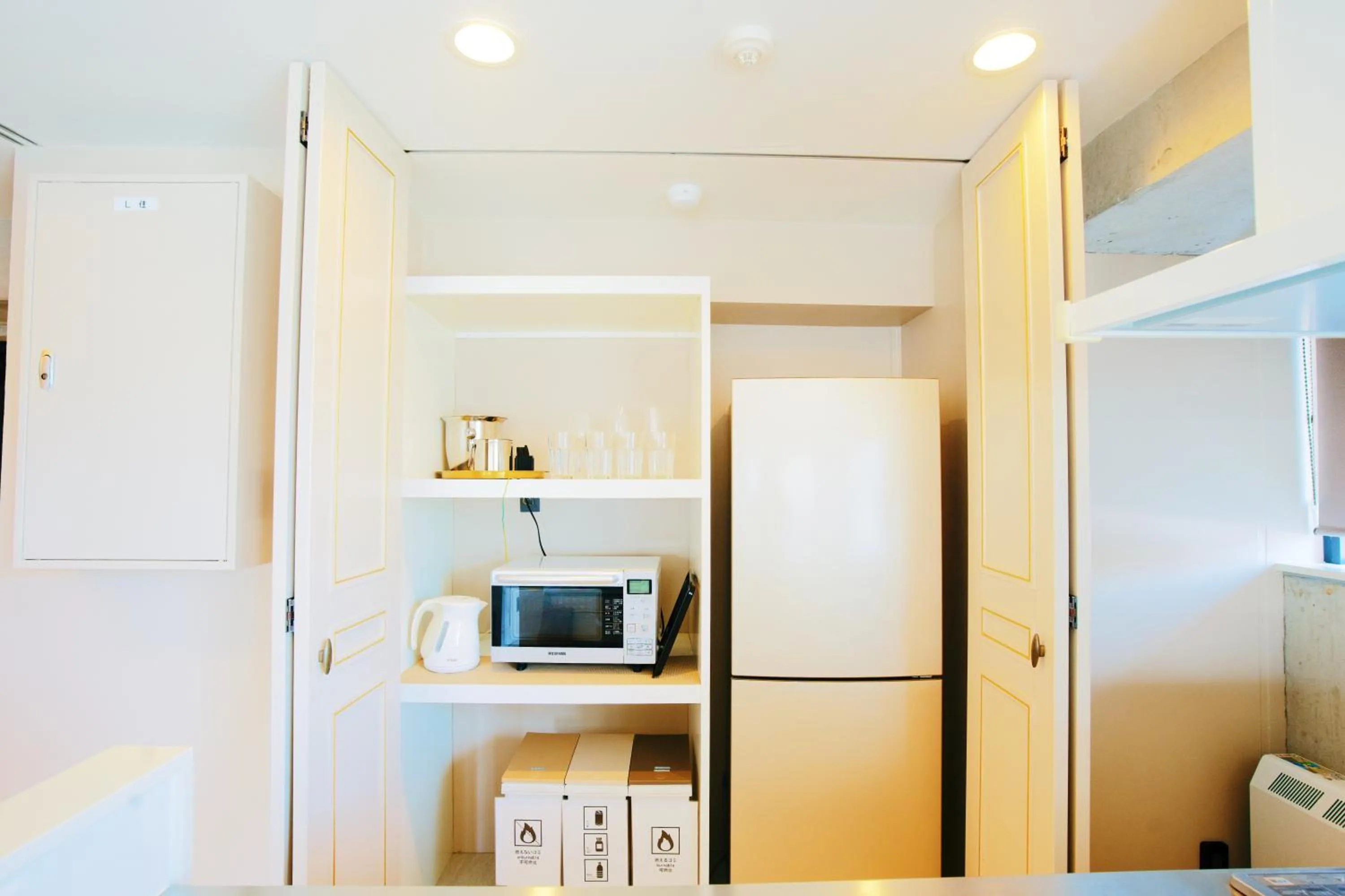 Kitchen or kitchenette in HOTEL Viviana