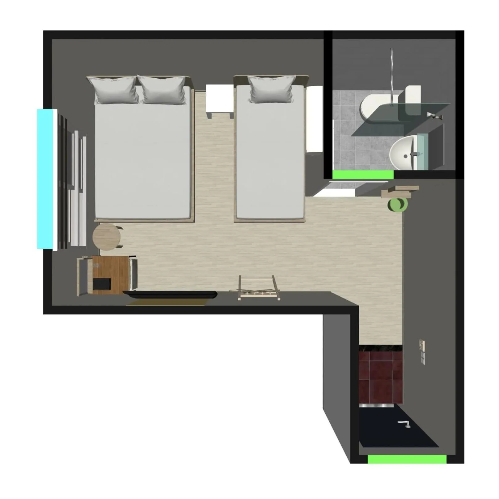 Floor plan in Hostel Tommy Renewal 2025