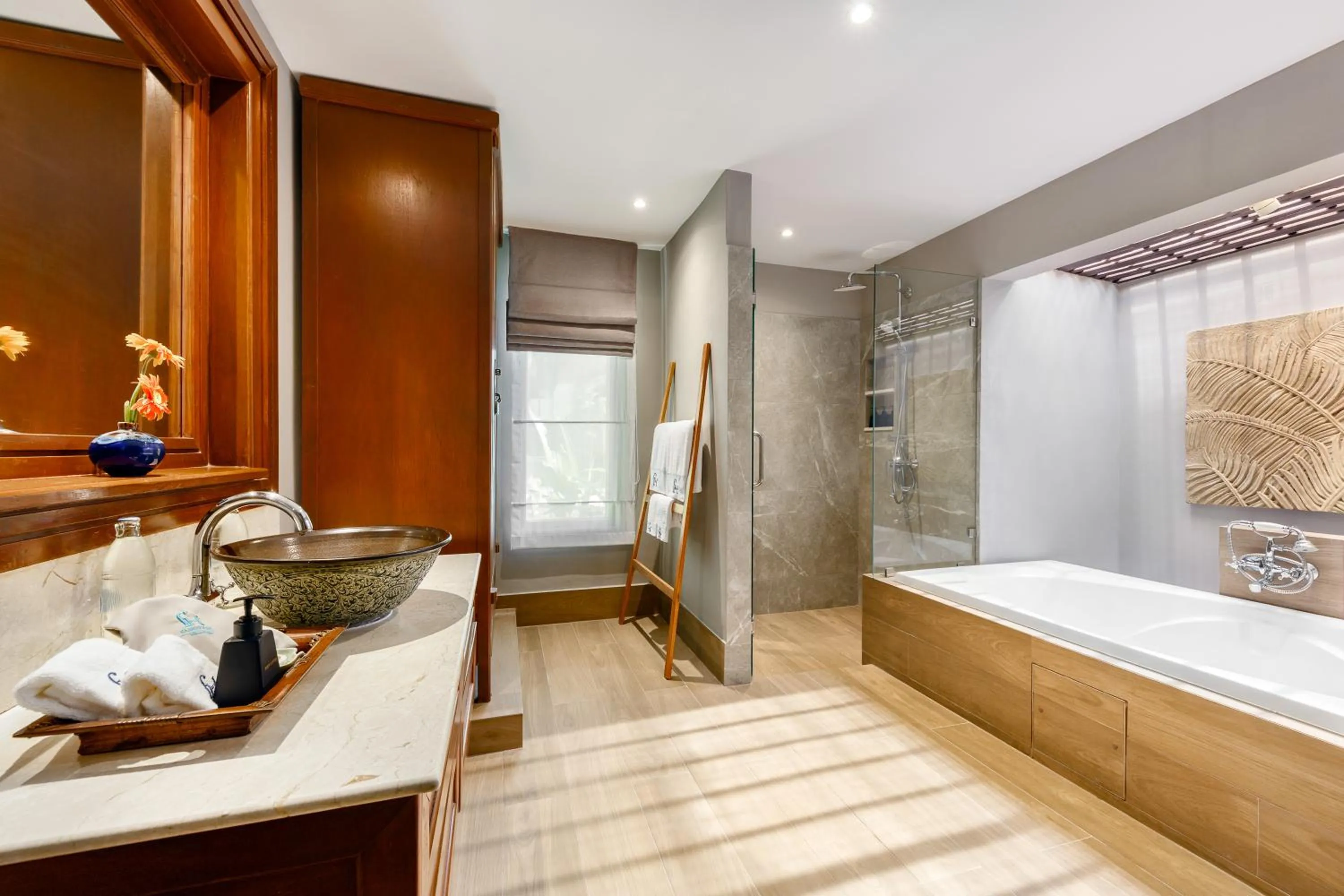 Bathroom, Bed in Fair House Villas & Spa, Koh Samui