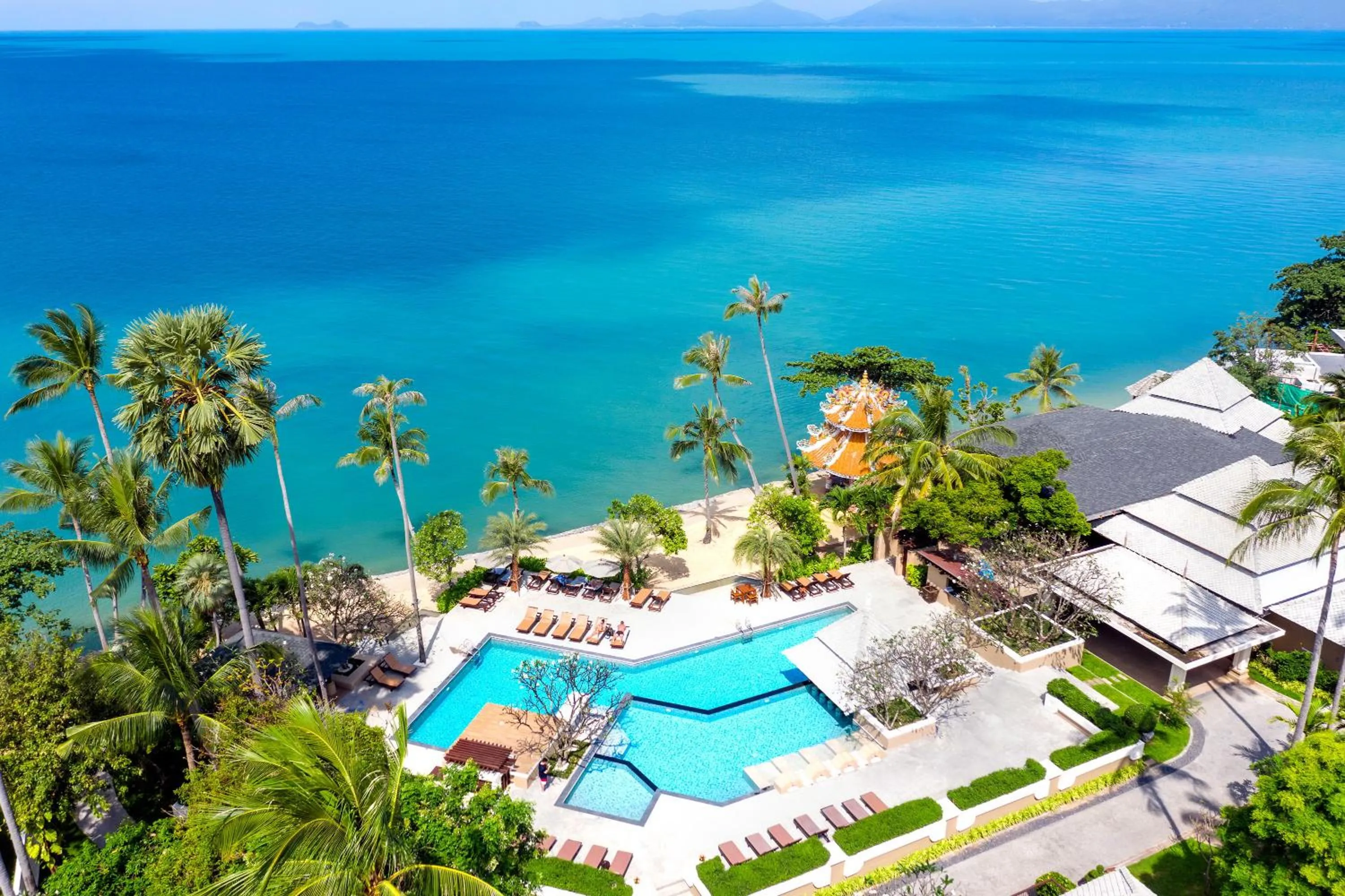 Bird's eye view in Fair House Villas & Spa, Koh Samui