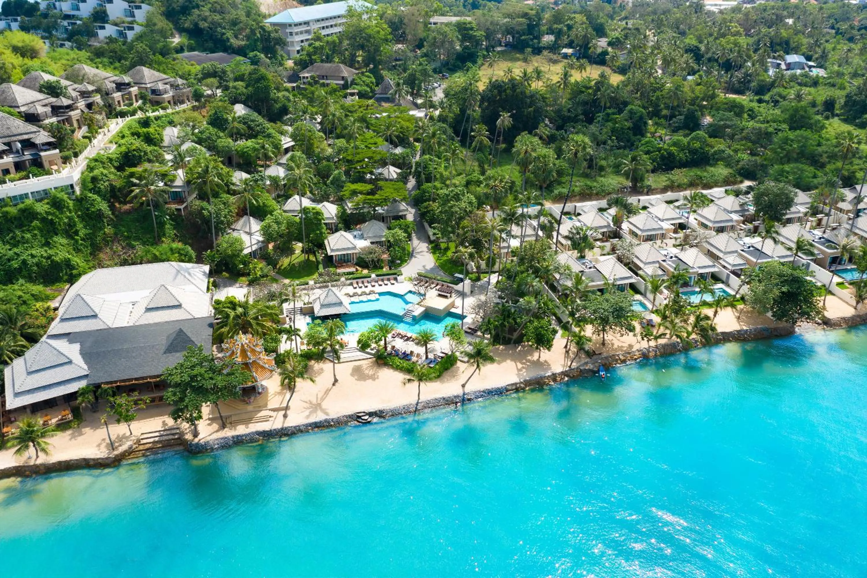 Bird's eye view in Fair House Villas & Spa, Koh Samui