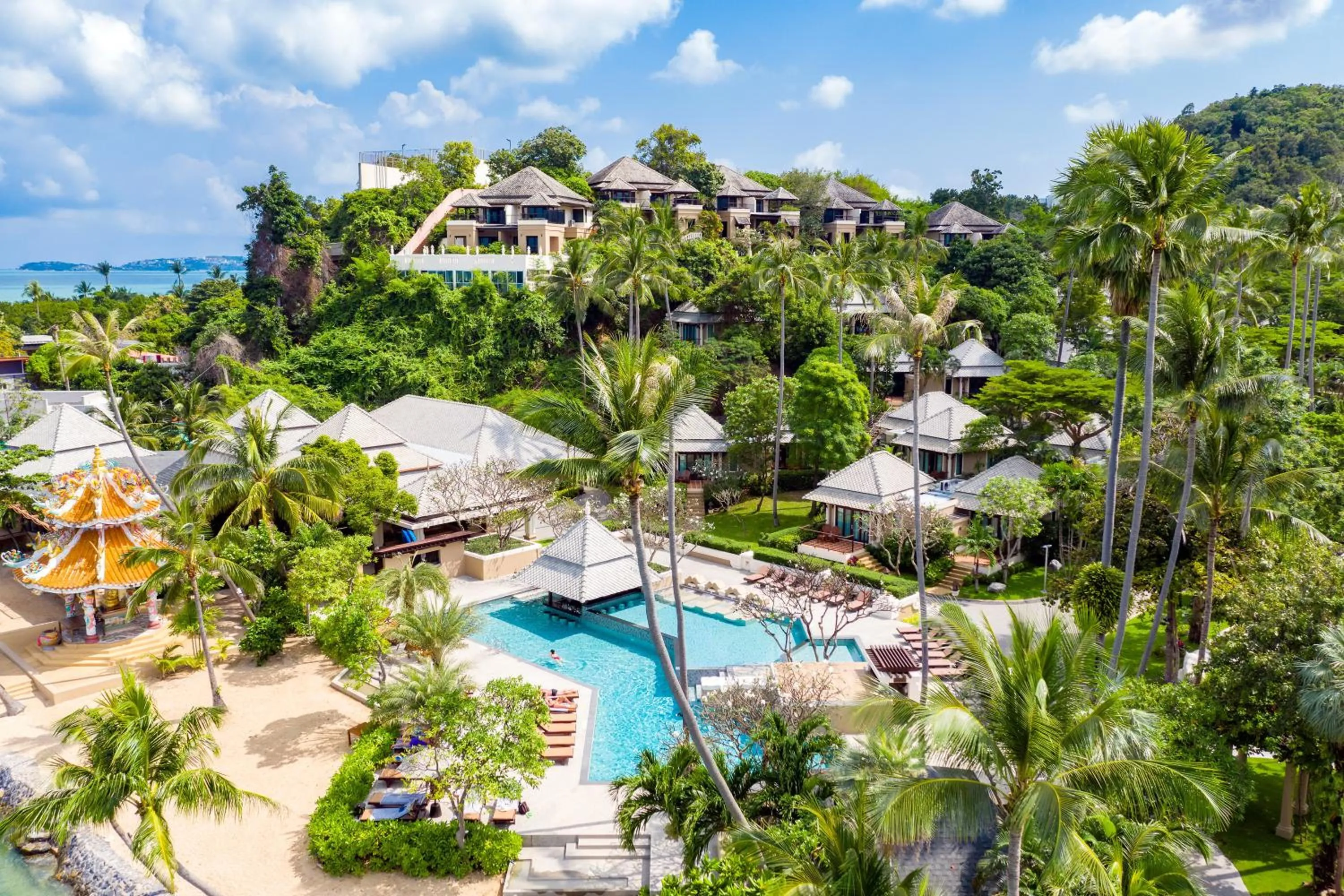 Bird's eye view in Fair House Villas & Spa, Koh Samui