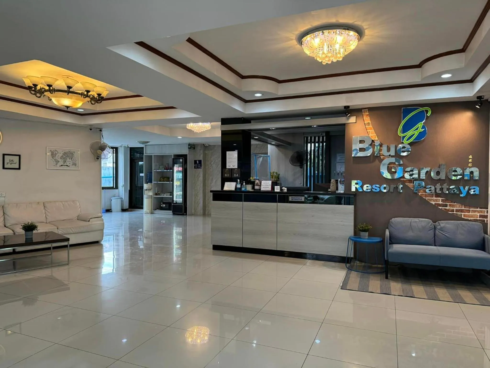 Lobby or reception in Blue Garden Resort Pattaya