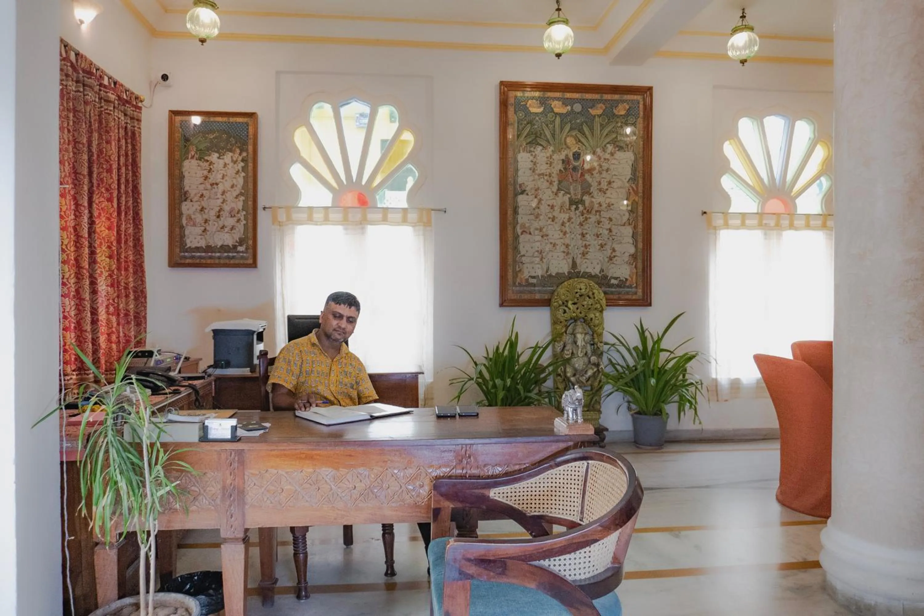 Lobby or reception in Hotel Pratap Bhawan