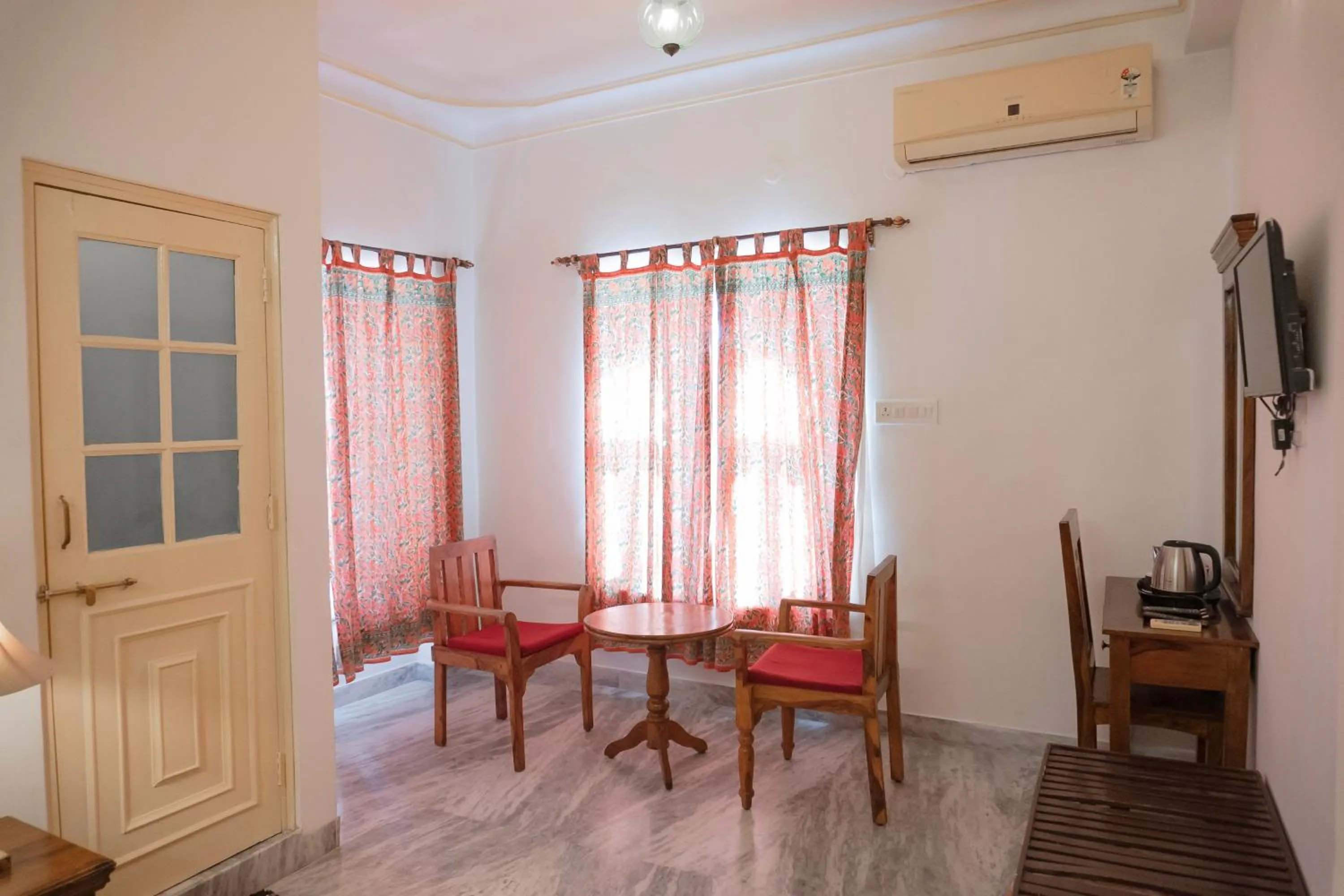 Seating area in Hotel Pratap Bhawan