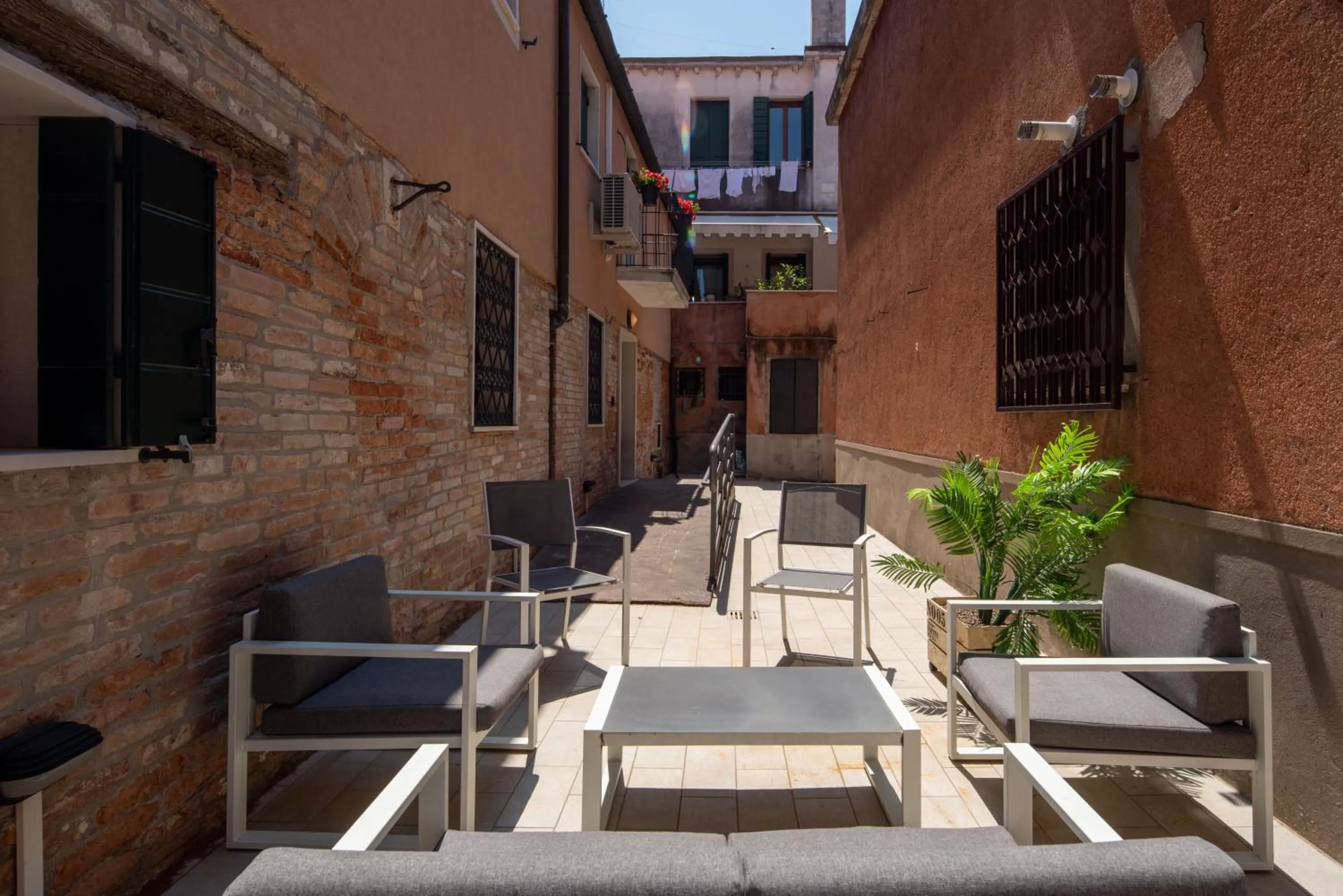 Patio in Design Palace Apartment by Wonderful Italy