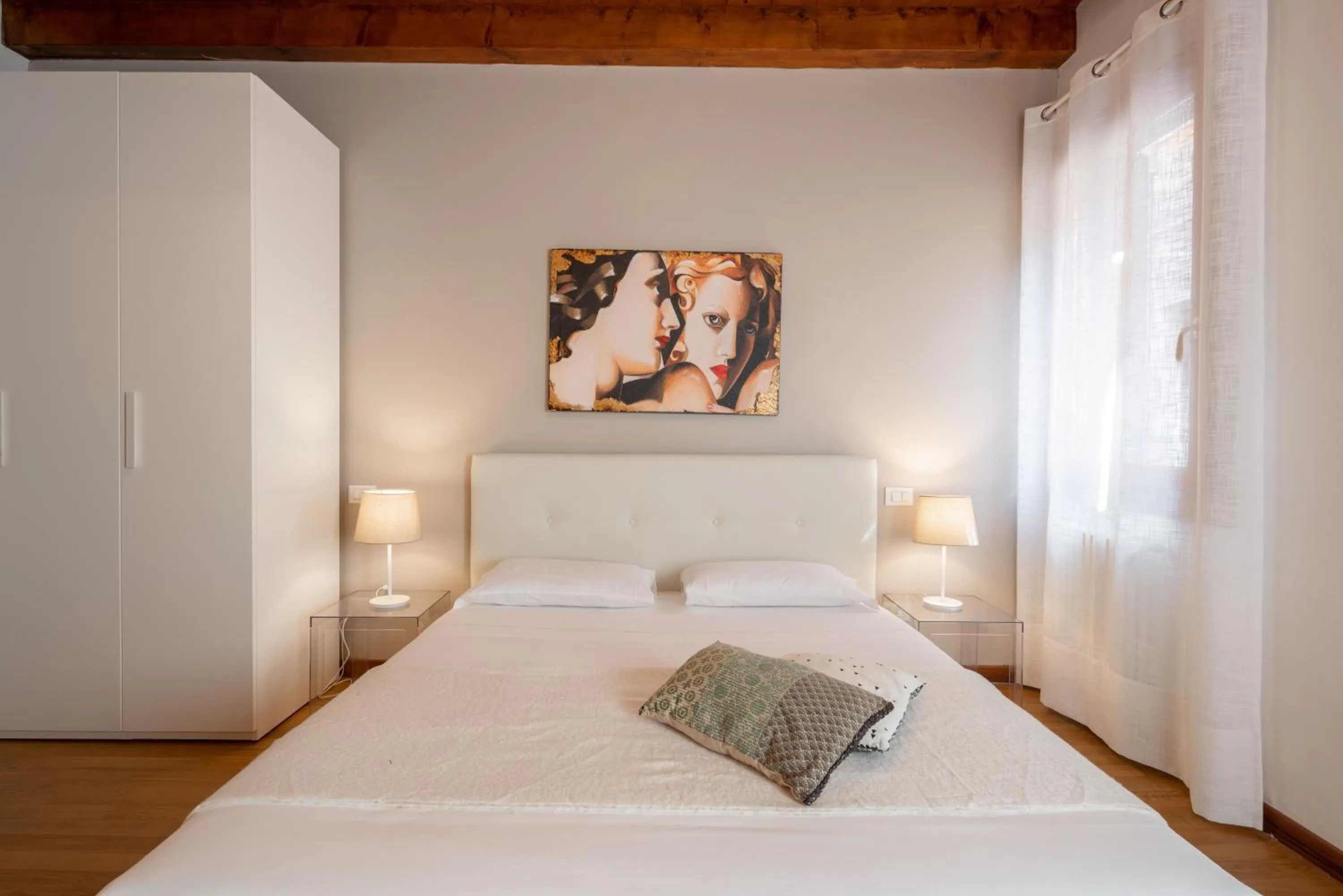 Bedroom, Bed in Design Palace Apartment by Wonderful Italy