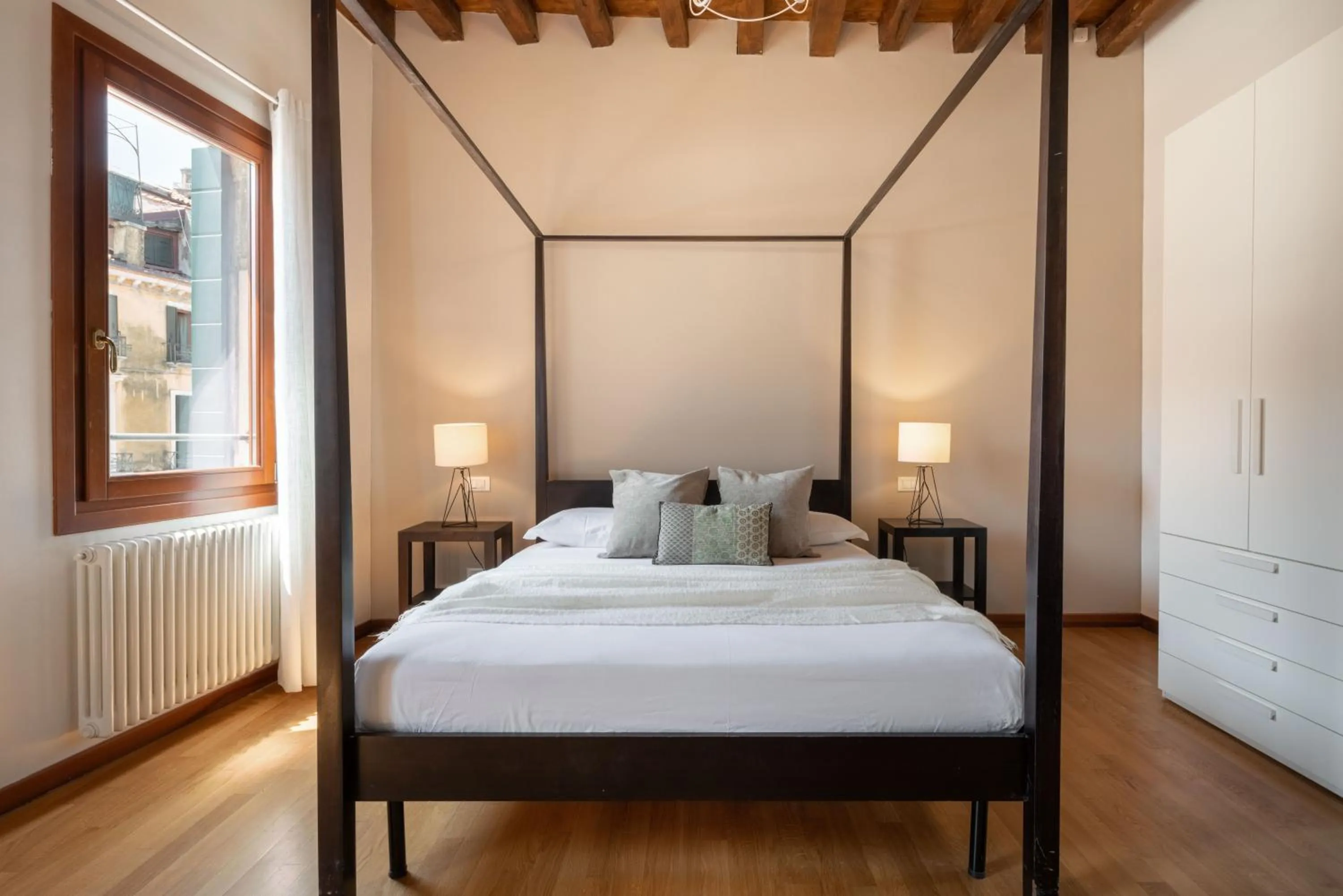 Bedroom, Bed in Design Palace Apartment by Wonderful Italy