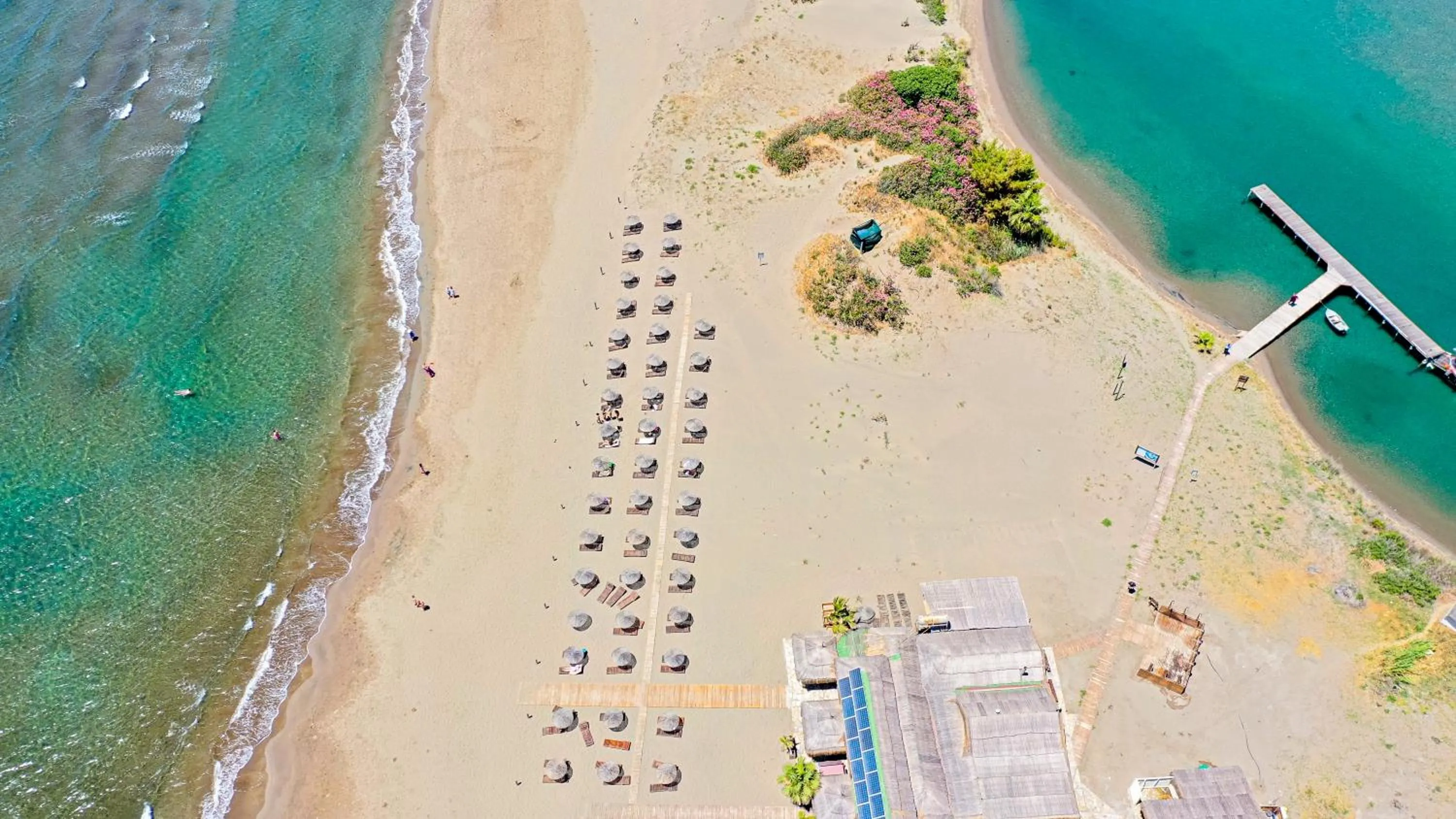 Beach in Dalyan Hotel Nish Caria