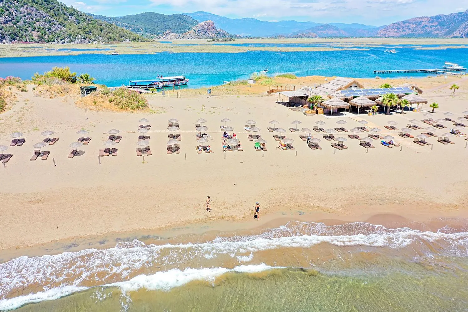 Beach in Dalyan Hotel Nish Caria
