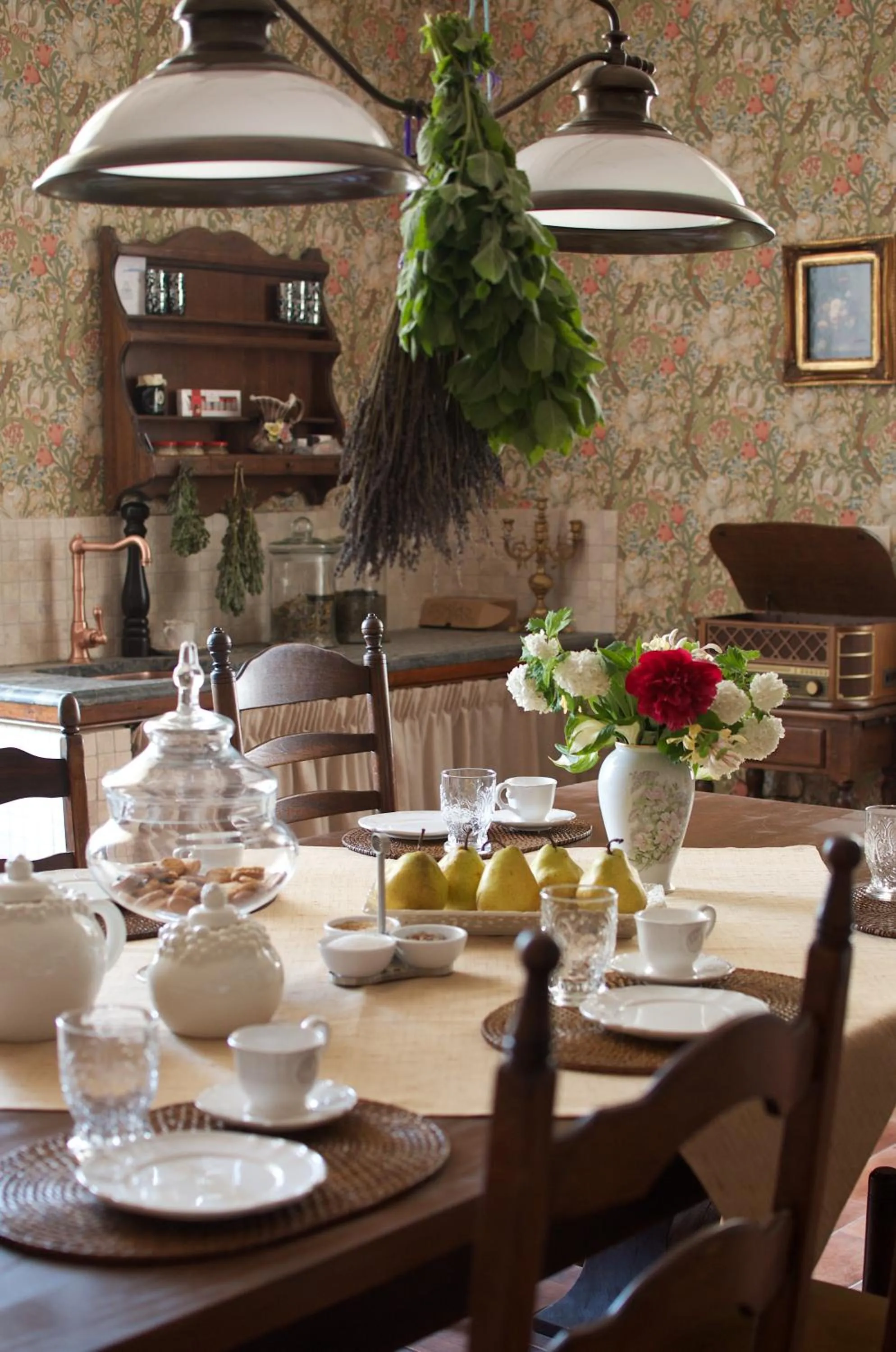 Dining area in Liepupe Manor