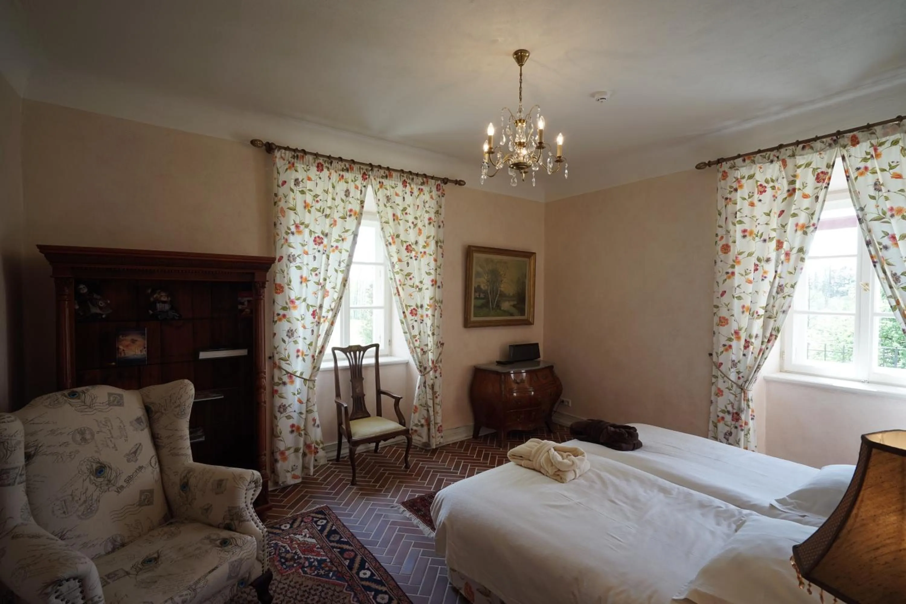 Photo of the whole room, Bed in Liepupe Manor