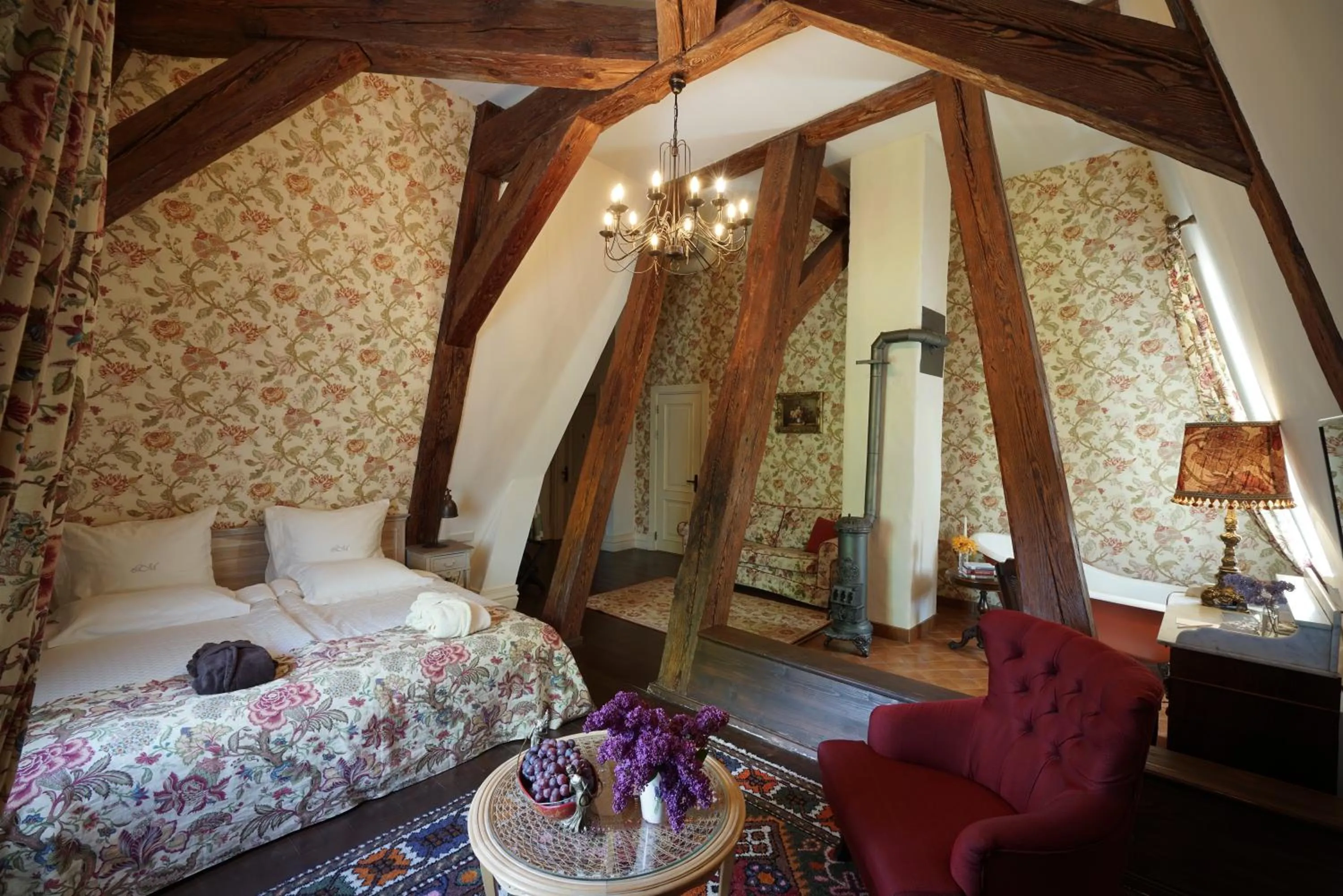 Photo of the whole room, Bed in Liepupe Manor