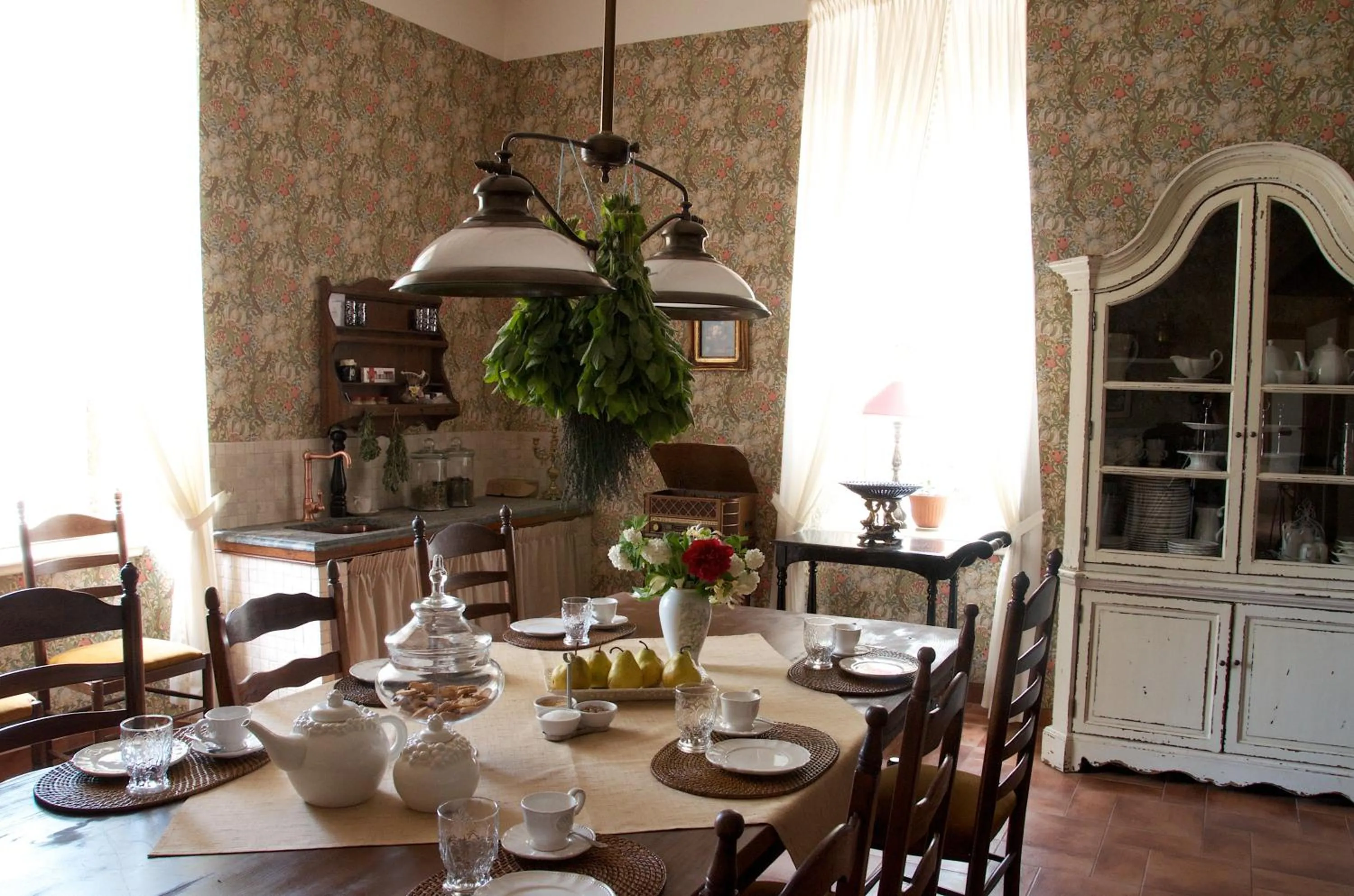 Dining area in Liepupe Manor