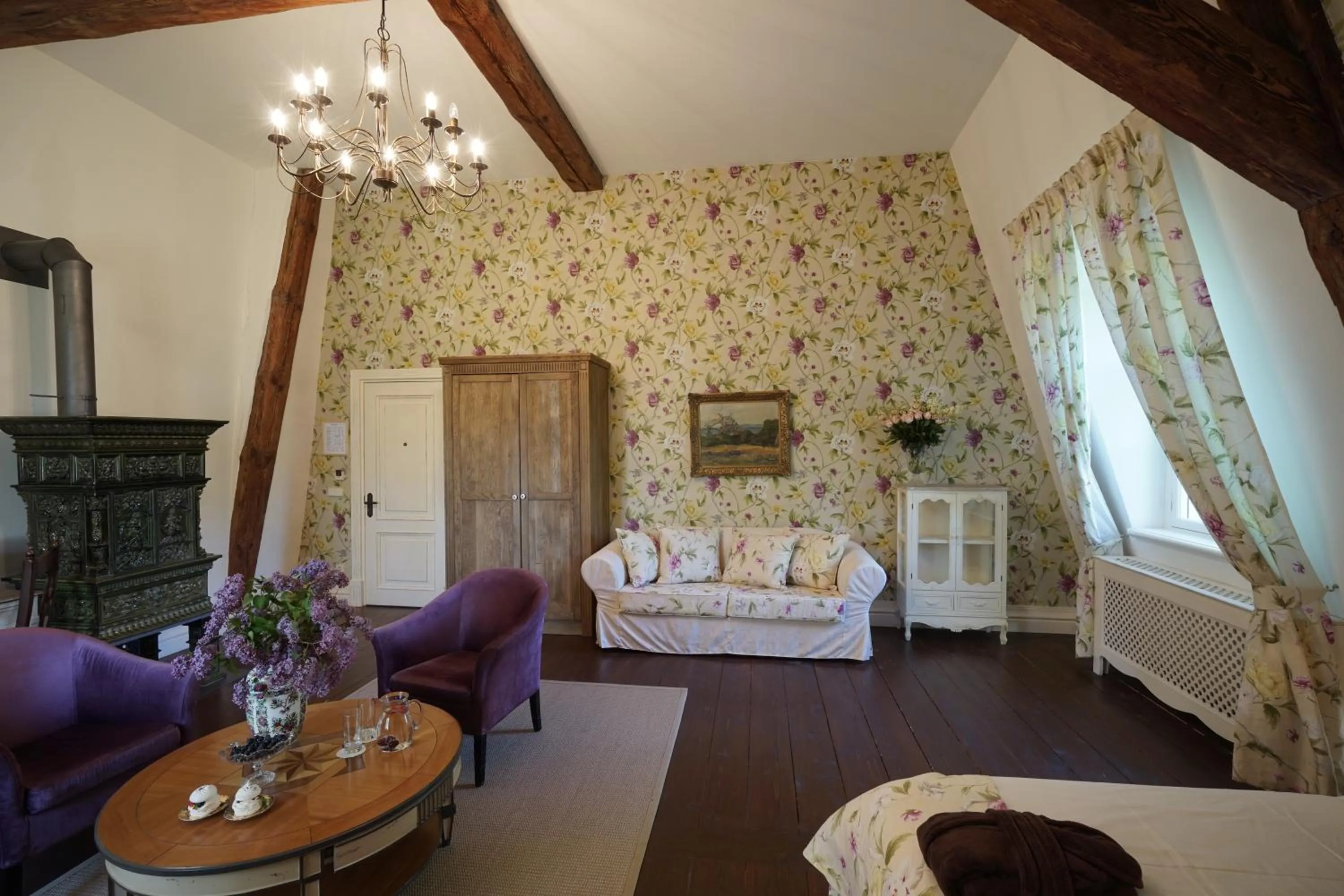 Photo of the whole room, Bed in Liepupe Manor