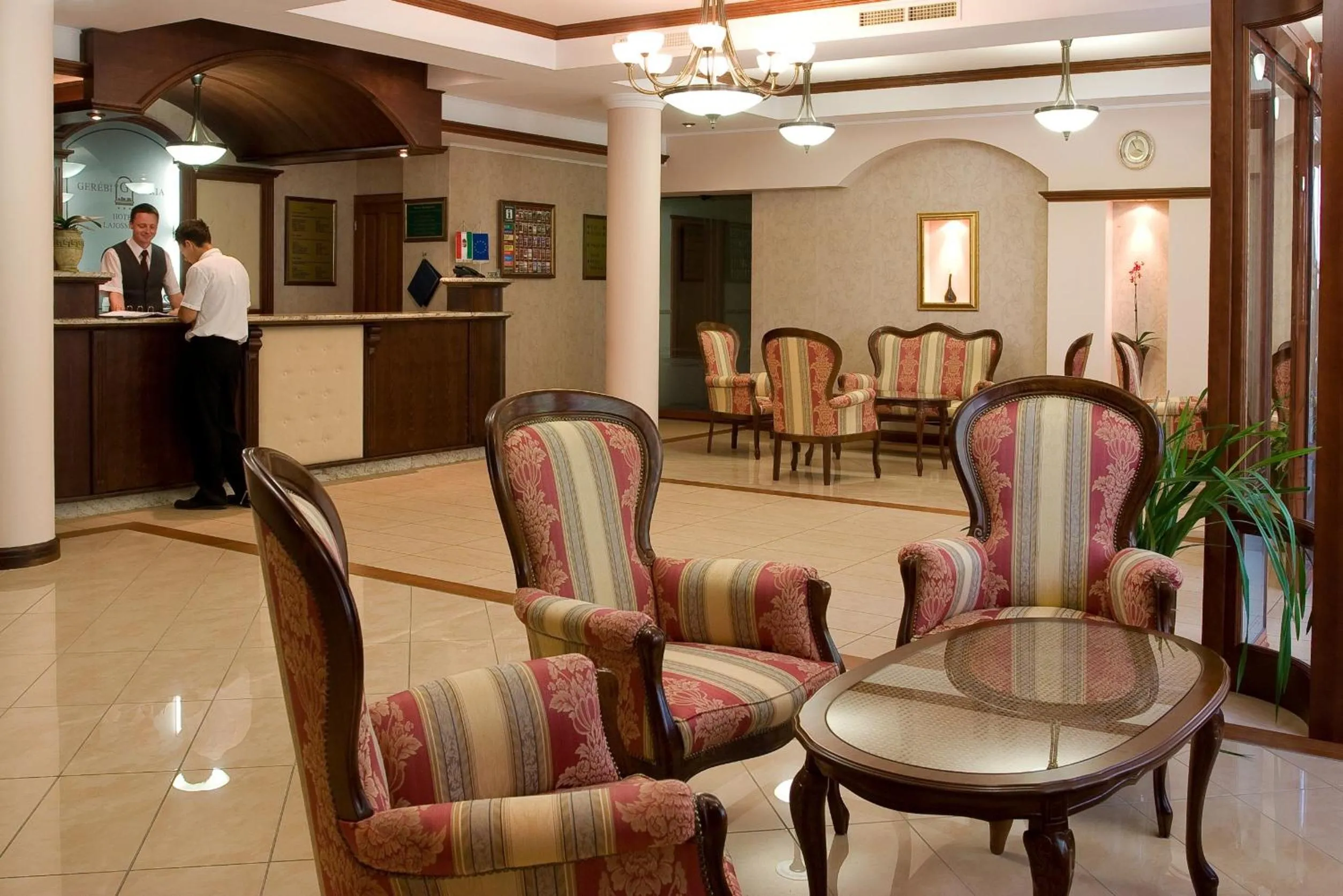 Lobby or reception in Geréby Kúria Hotel és Lovasudvar