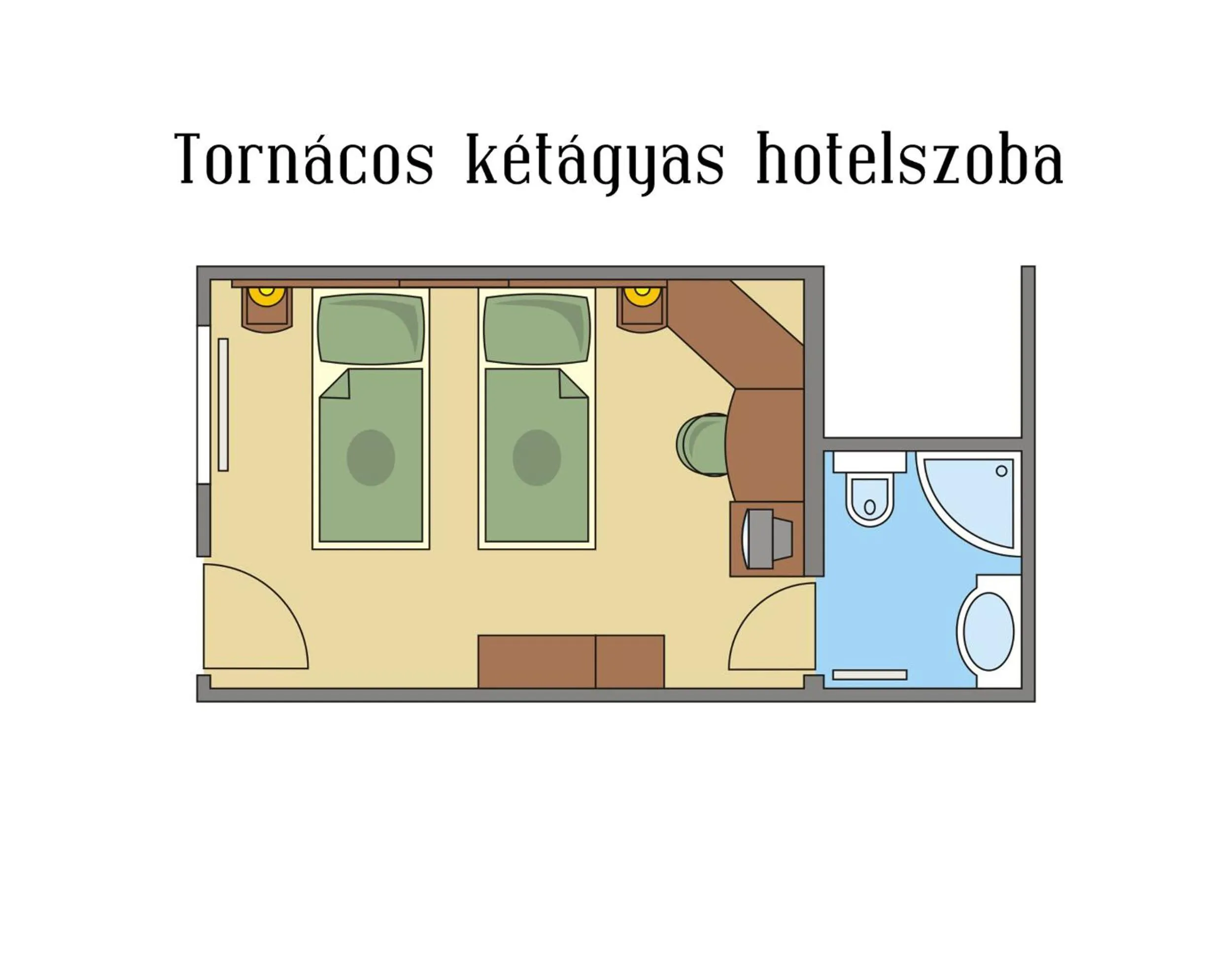 Floor plan in Geréby Kúria Hotel és Lovasudvar