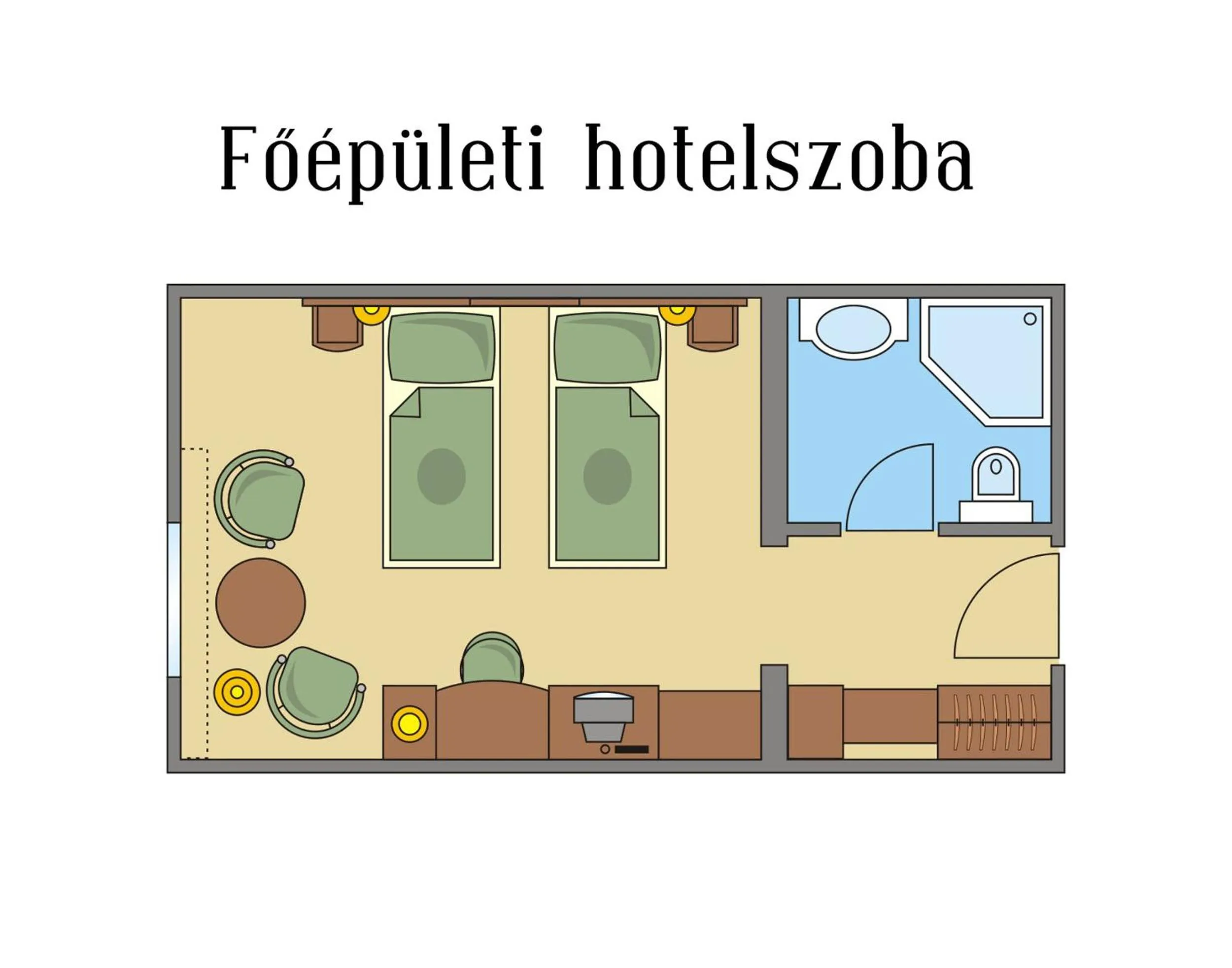 Floor plan in Geréby Kúria Hotel és Lovasudvar
