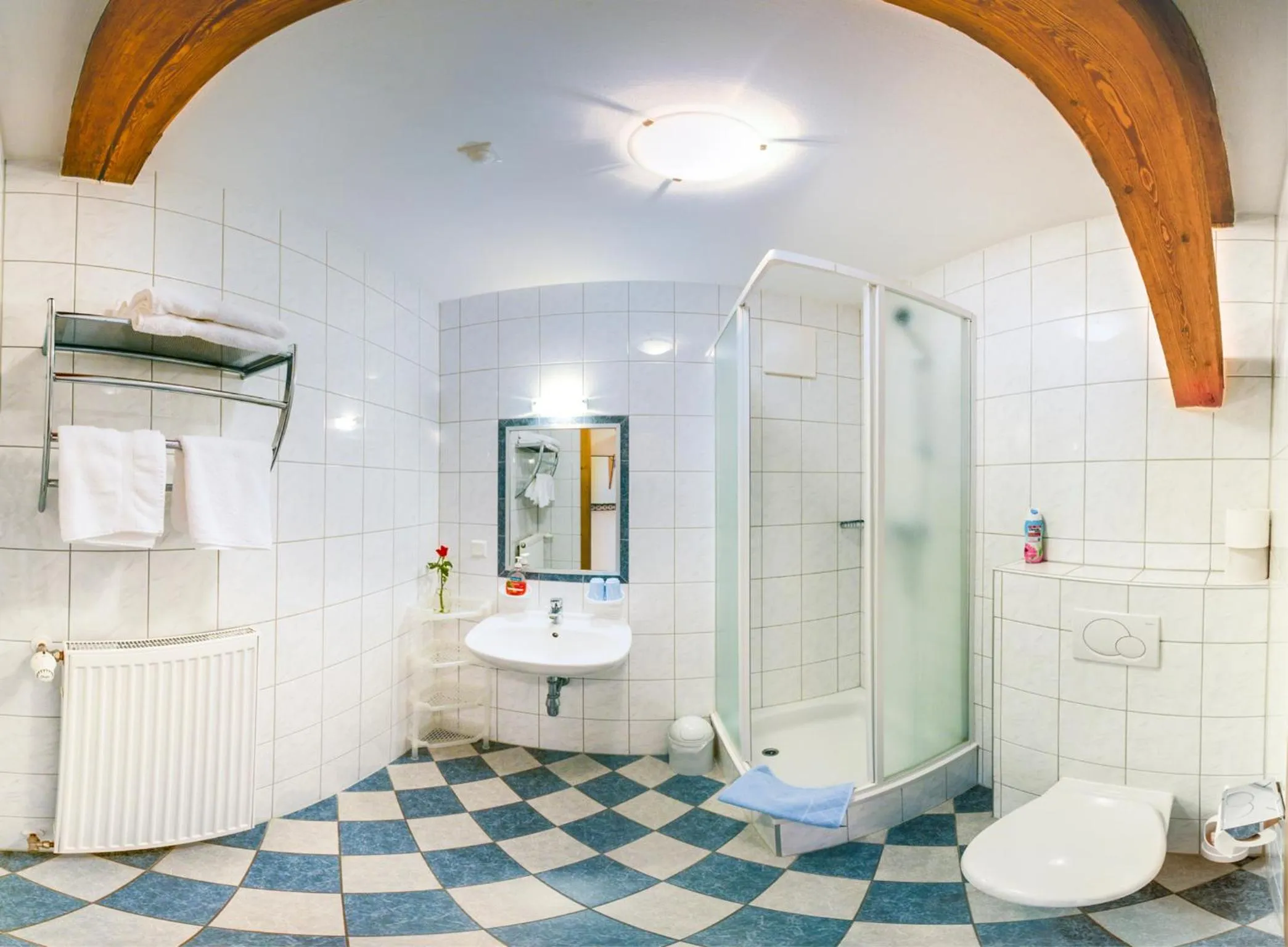 Bathroom in Frühstückspension Zanglhof