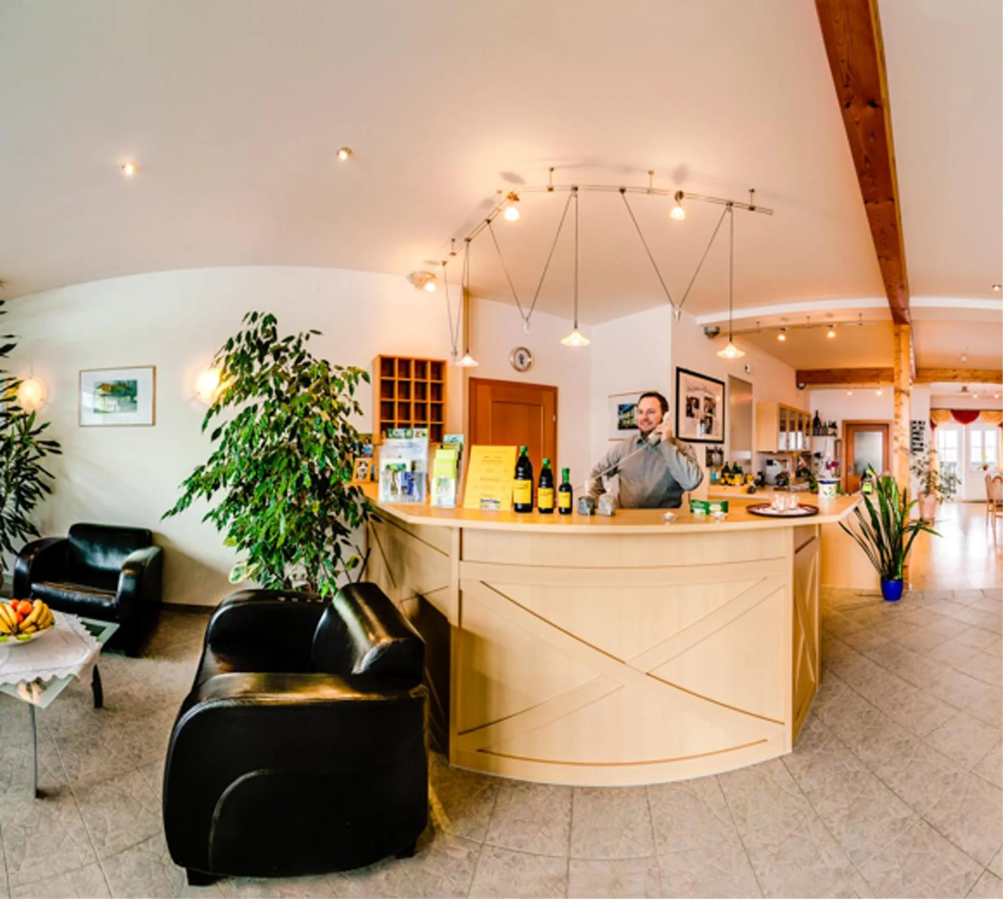 Lobby or reception in Frühstückspension Zanglhof