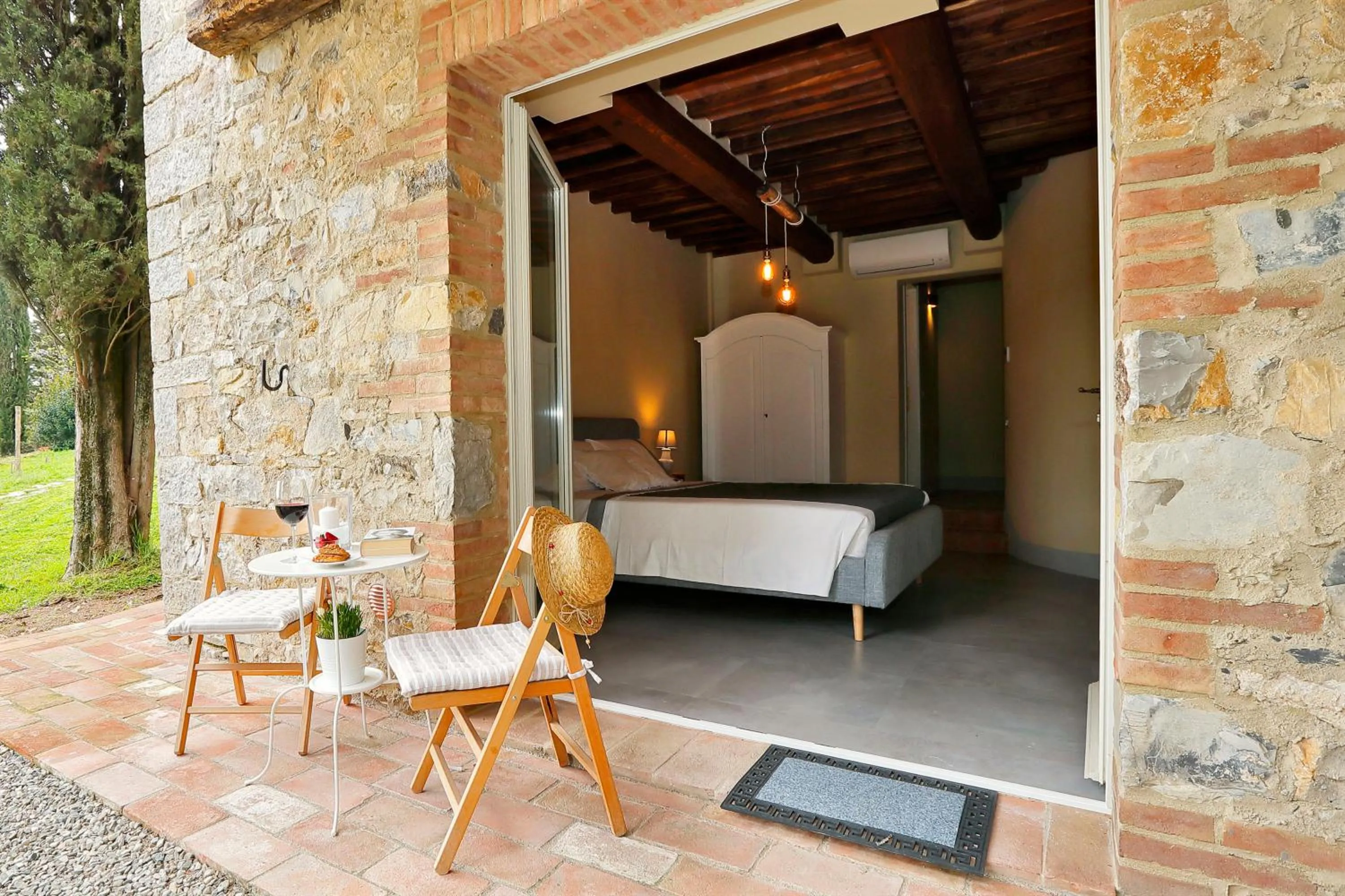 Patio in B&B CASAGRANDE