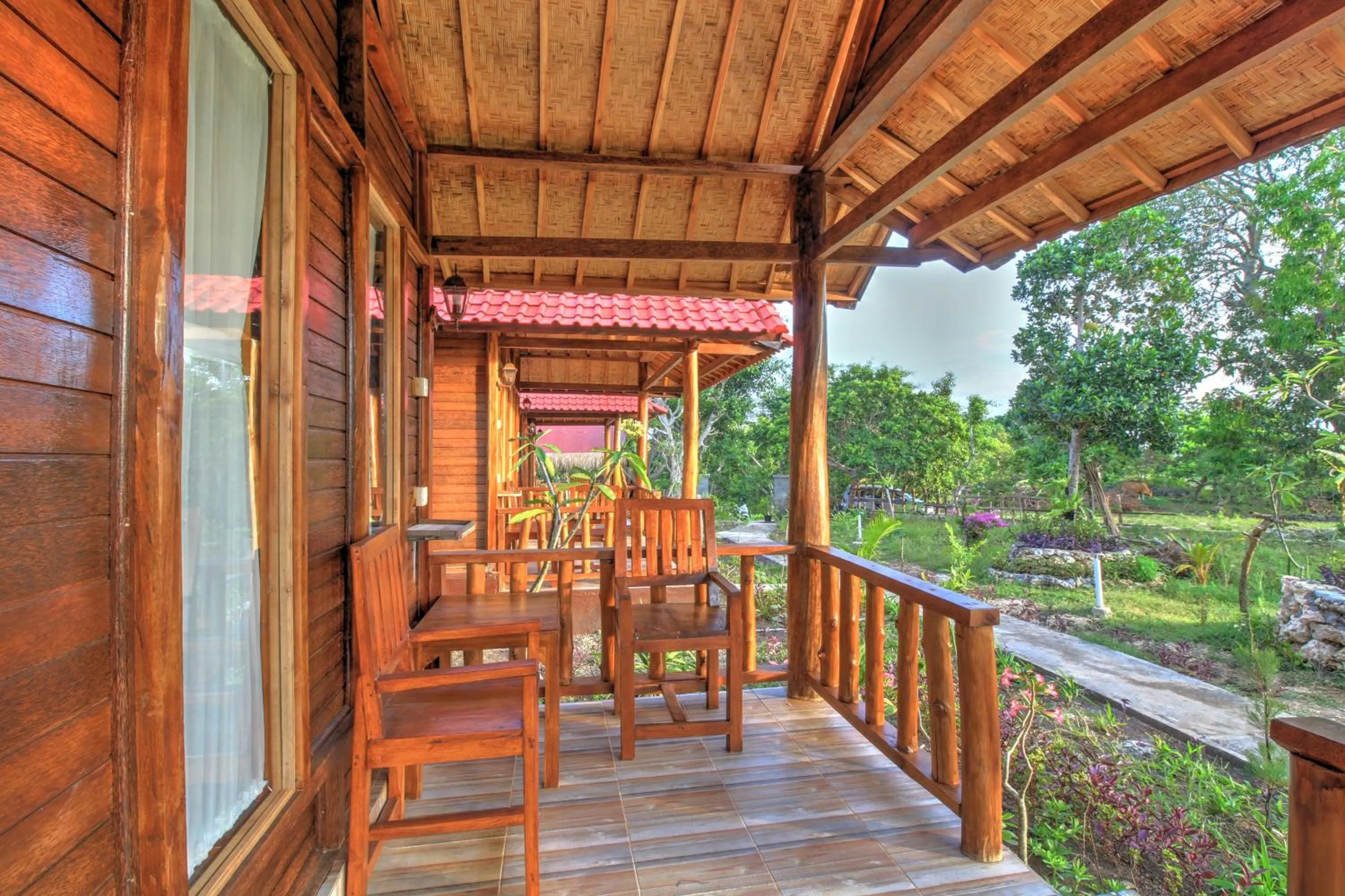 Balcony/Terrace in Ayu Hill Bungalows