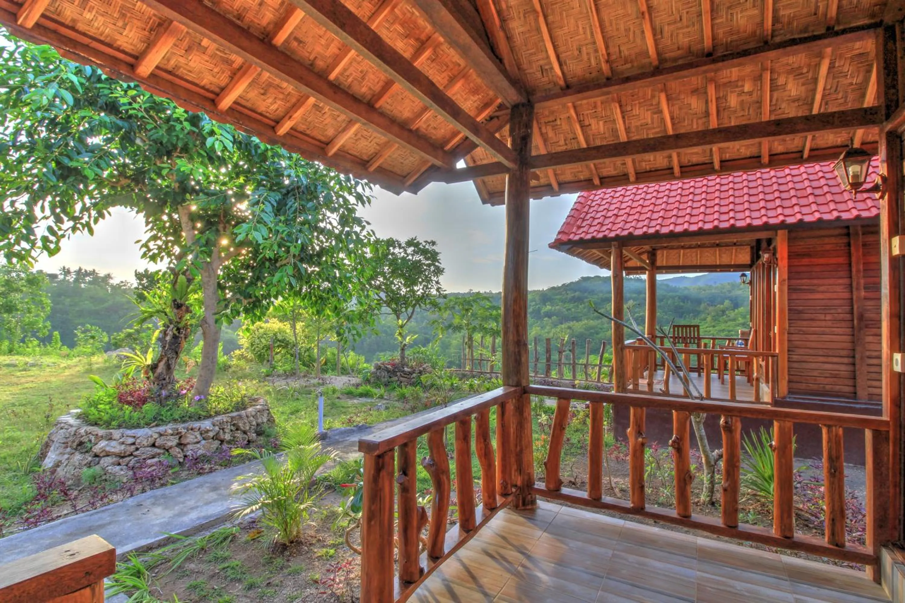 Balcony/Terrace in Ayu Hill Bungalows